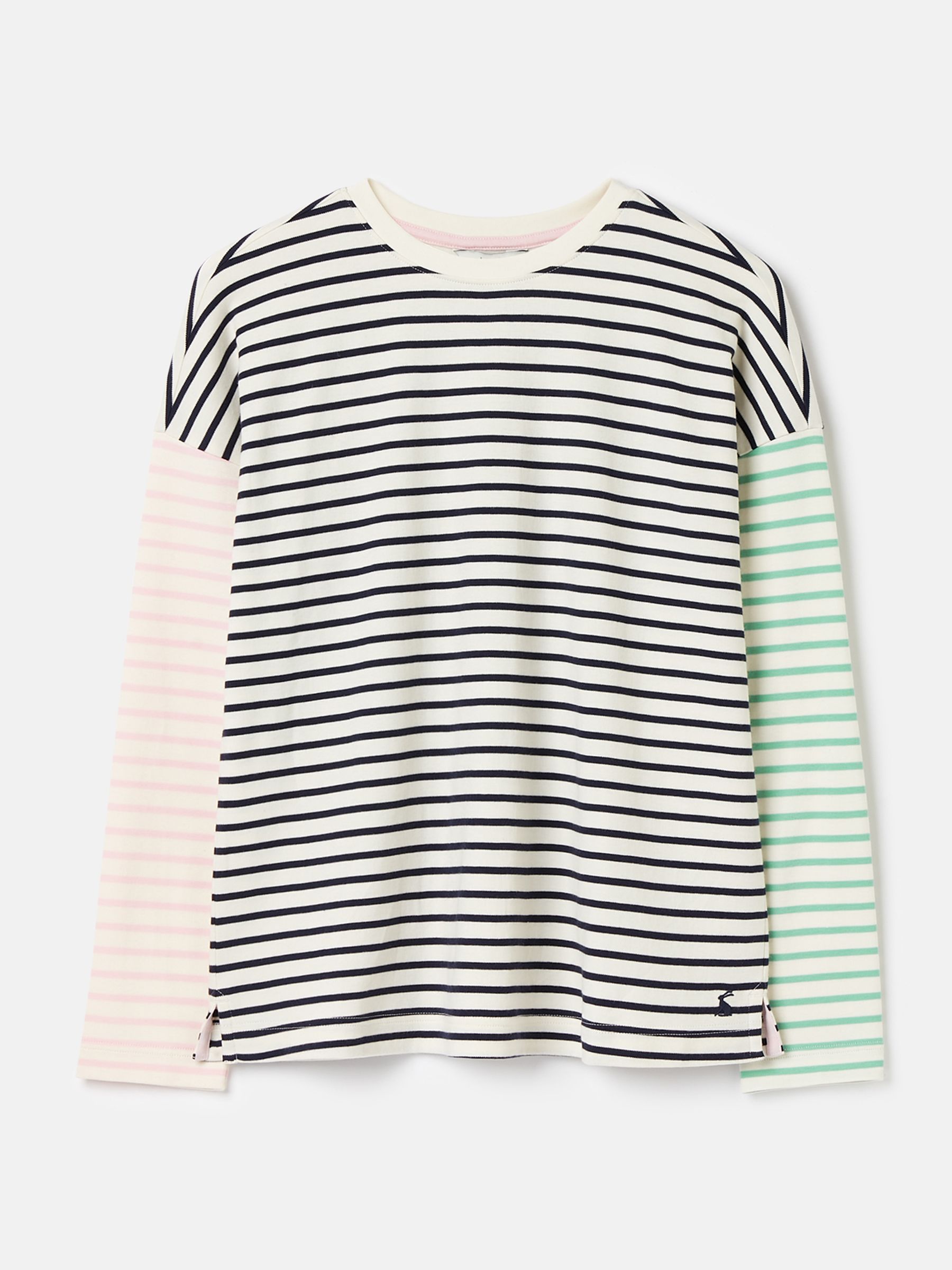 Esther Navy Blue Drop Shoulder Long Sleeve Top - Image 5 of 5