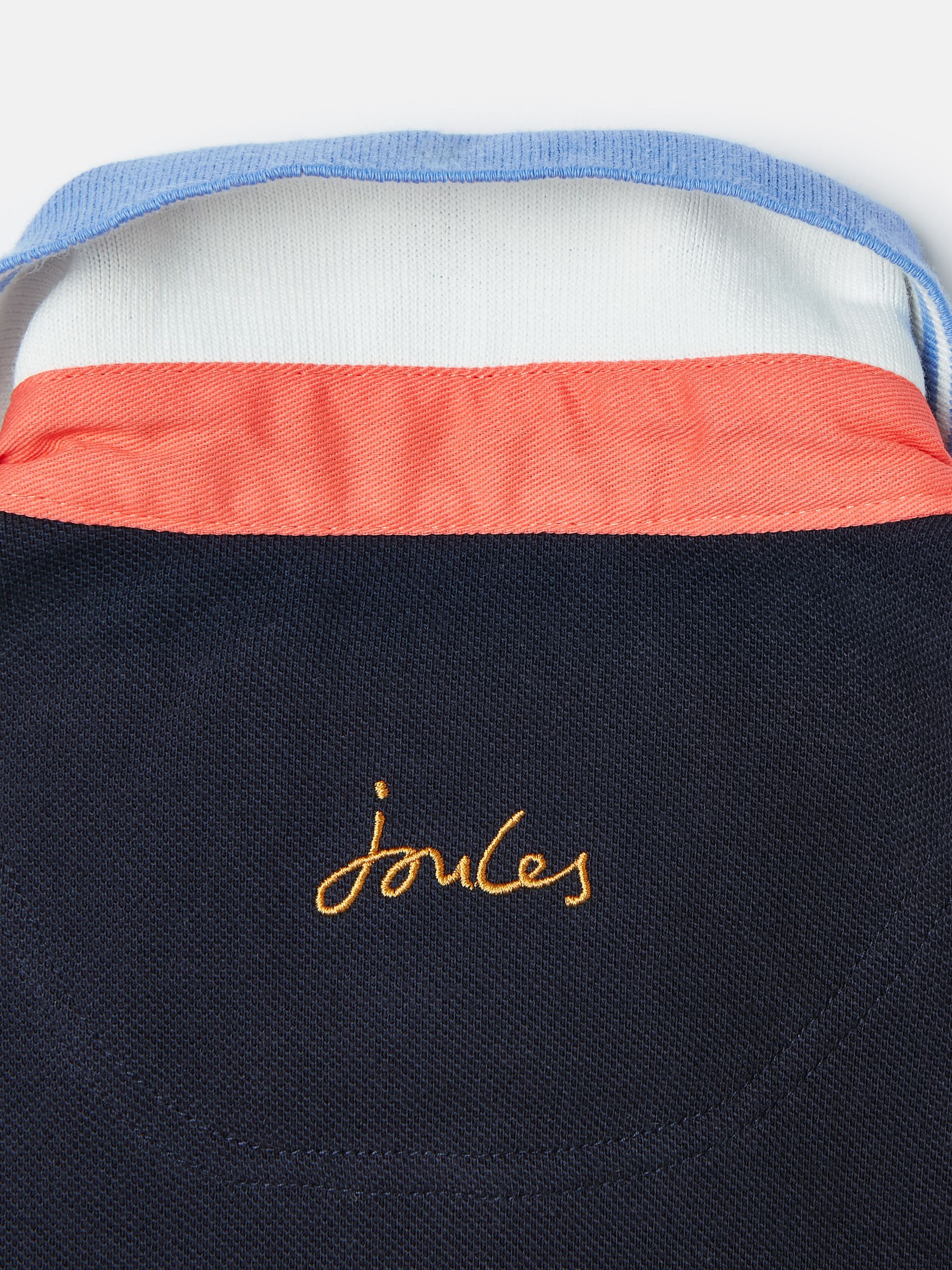Official Bramham Blue/Orange Kids' Polo Shirt - Image 7 of 7