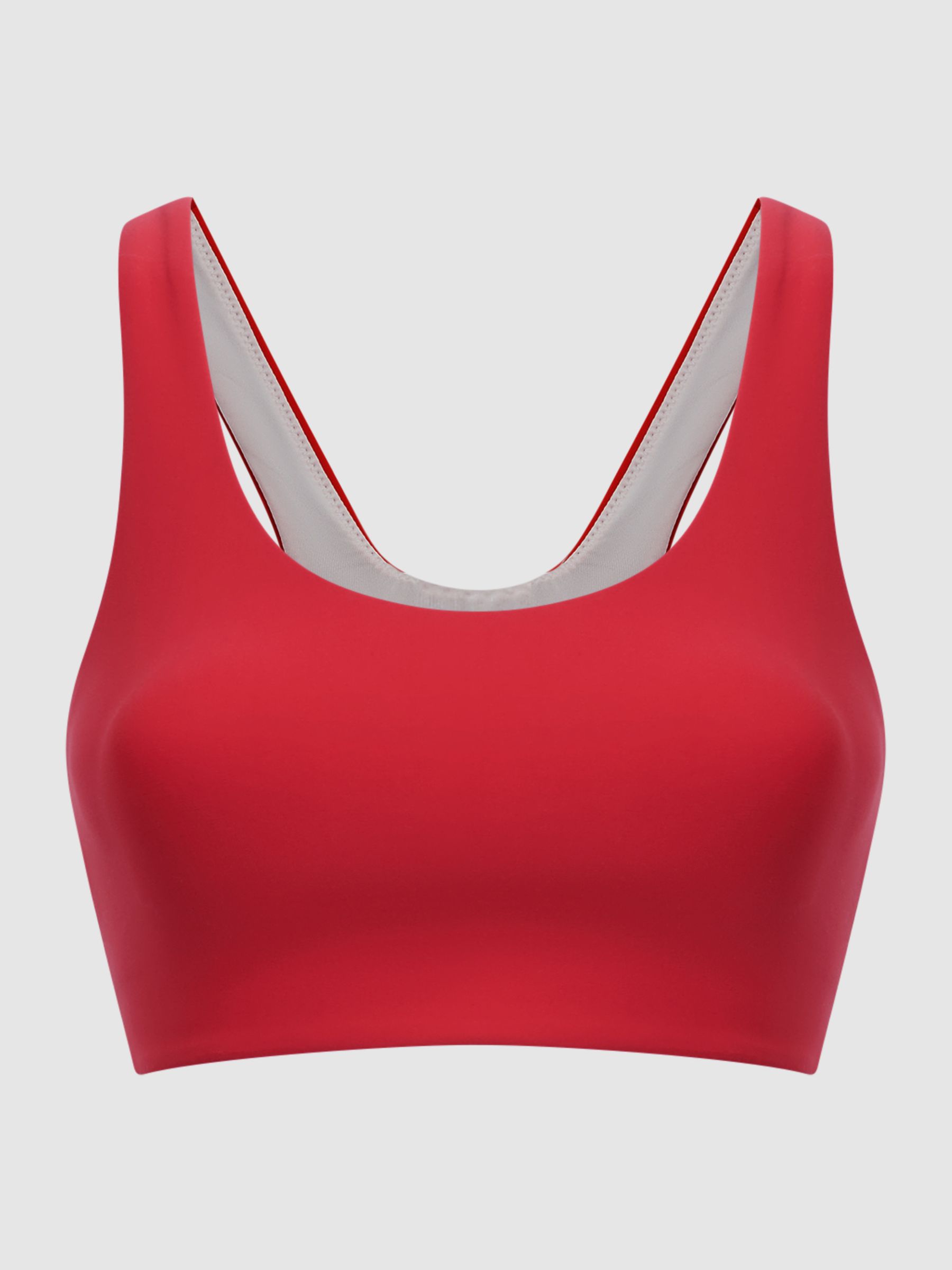 The Upside Racerback Sports Bra in Red - Image 2 of 5