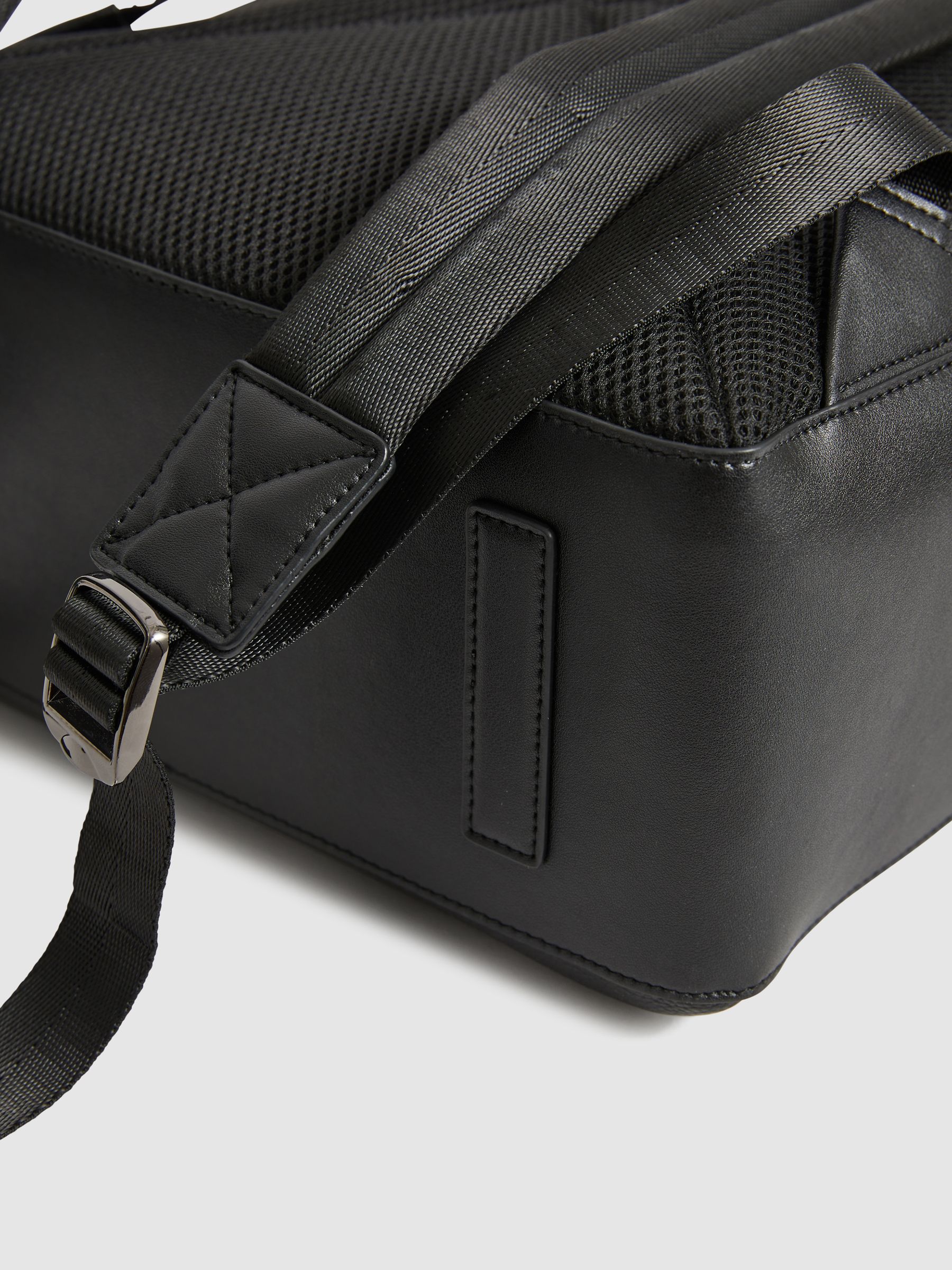 Leather Backpack in Black - Image 7 of 8