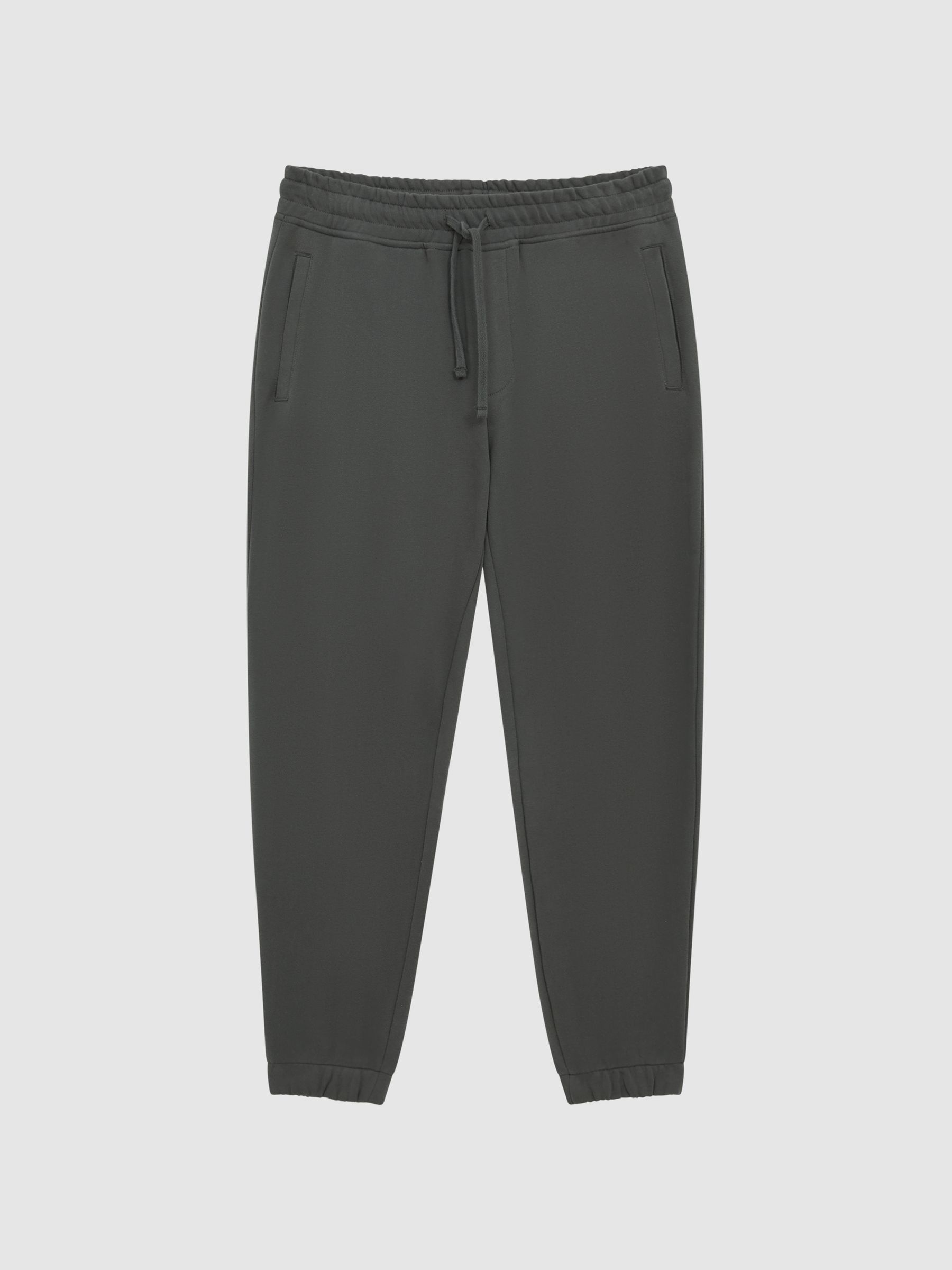 Oversized Garment Dye Joggers in Olive - Image 2 of 5