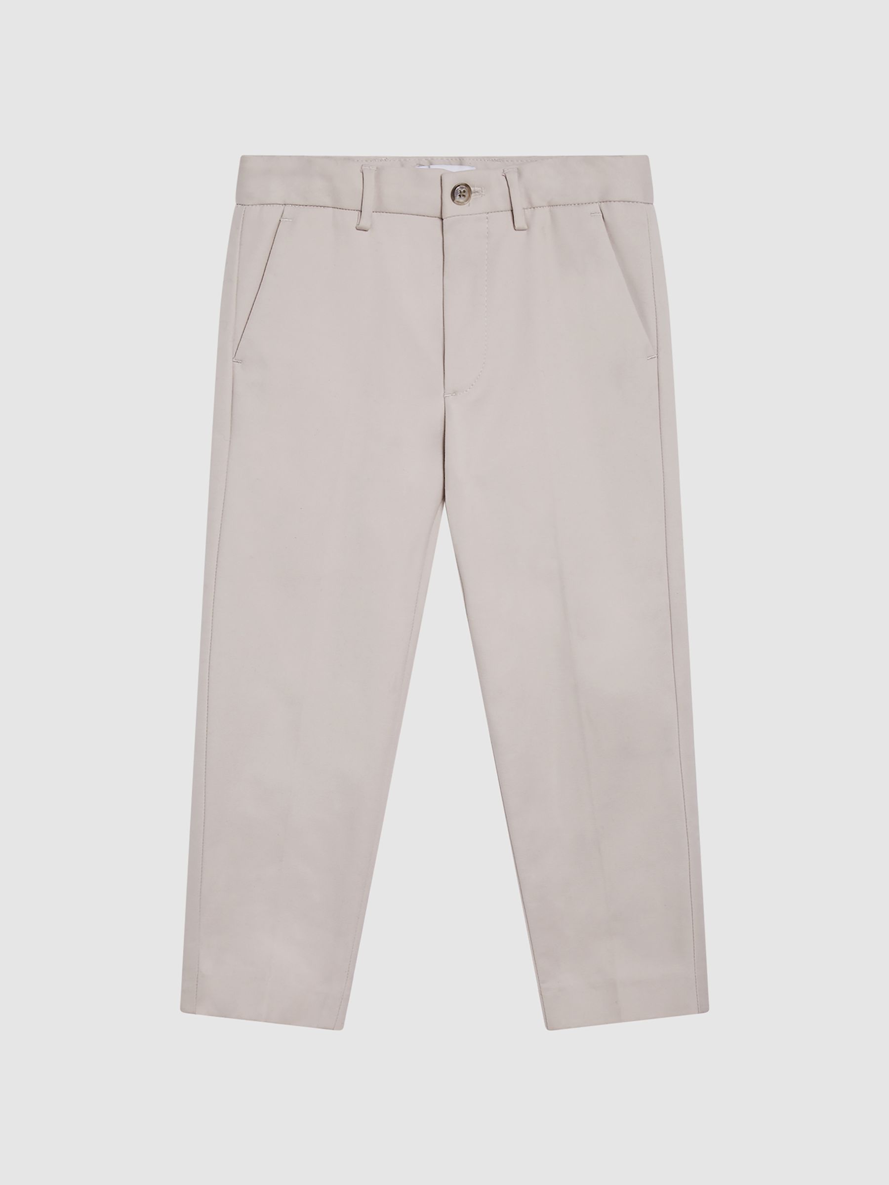 Senior Slim Fit Chinos in Stone - Image 2 of 5