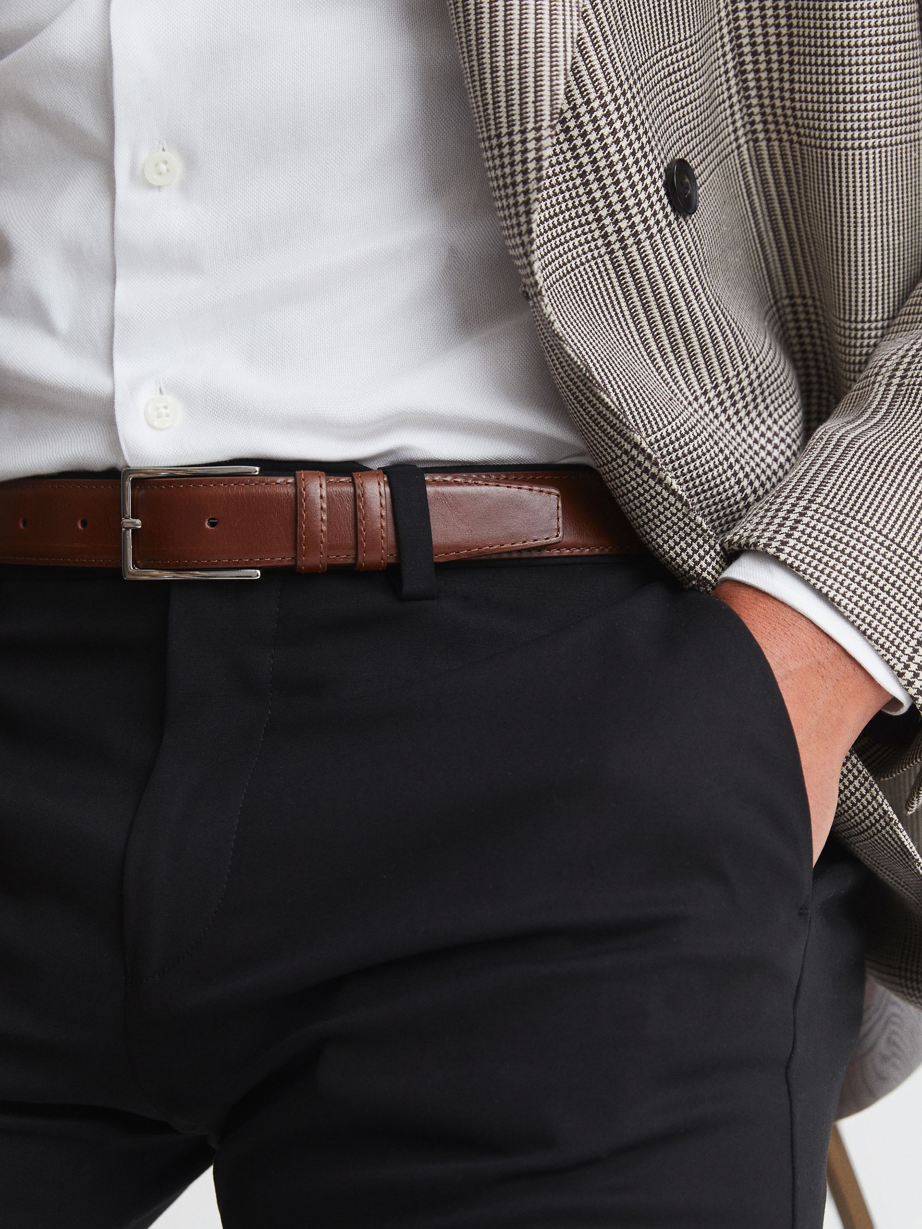Formal Suit Belt in Tan - Image 3 of 6