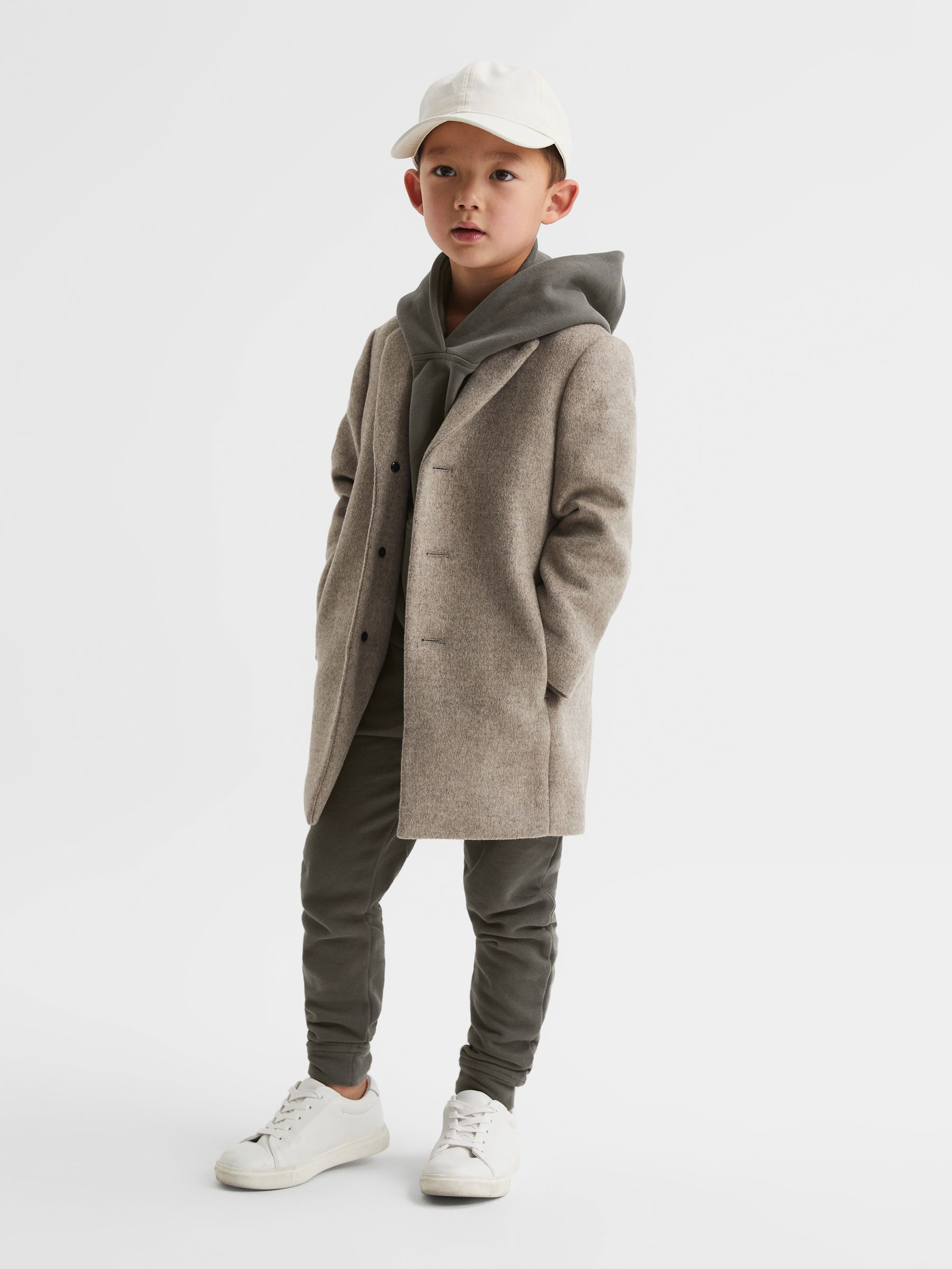 Junior Garment Dye Joggers in Olive - Image 3 of 5