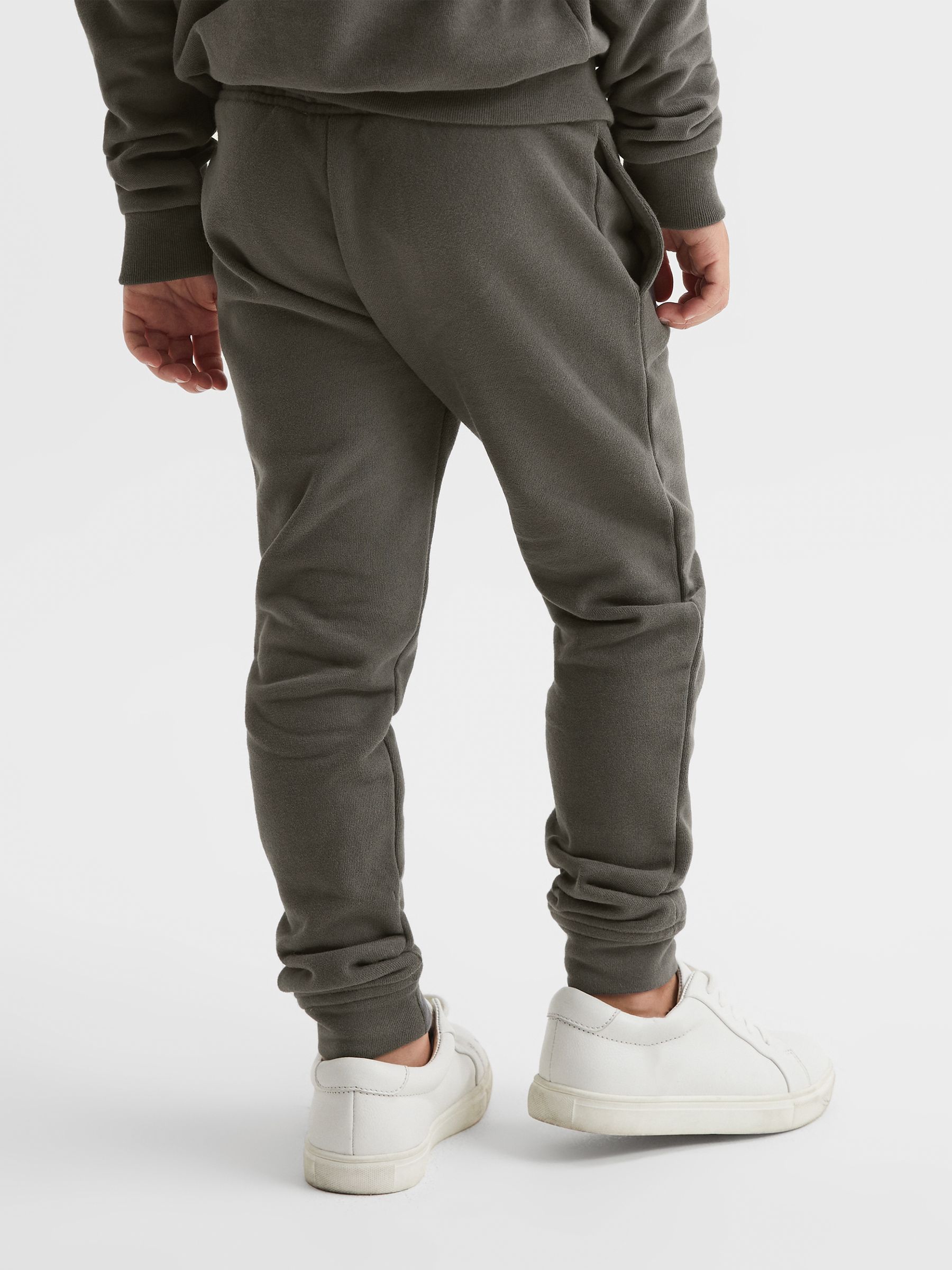 Junior Garment Dye Joggers in Olive - Image 4 of 5