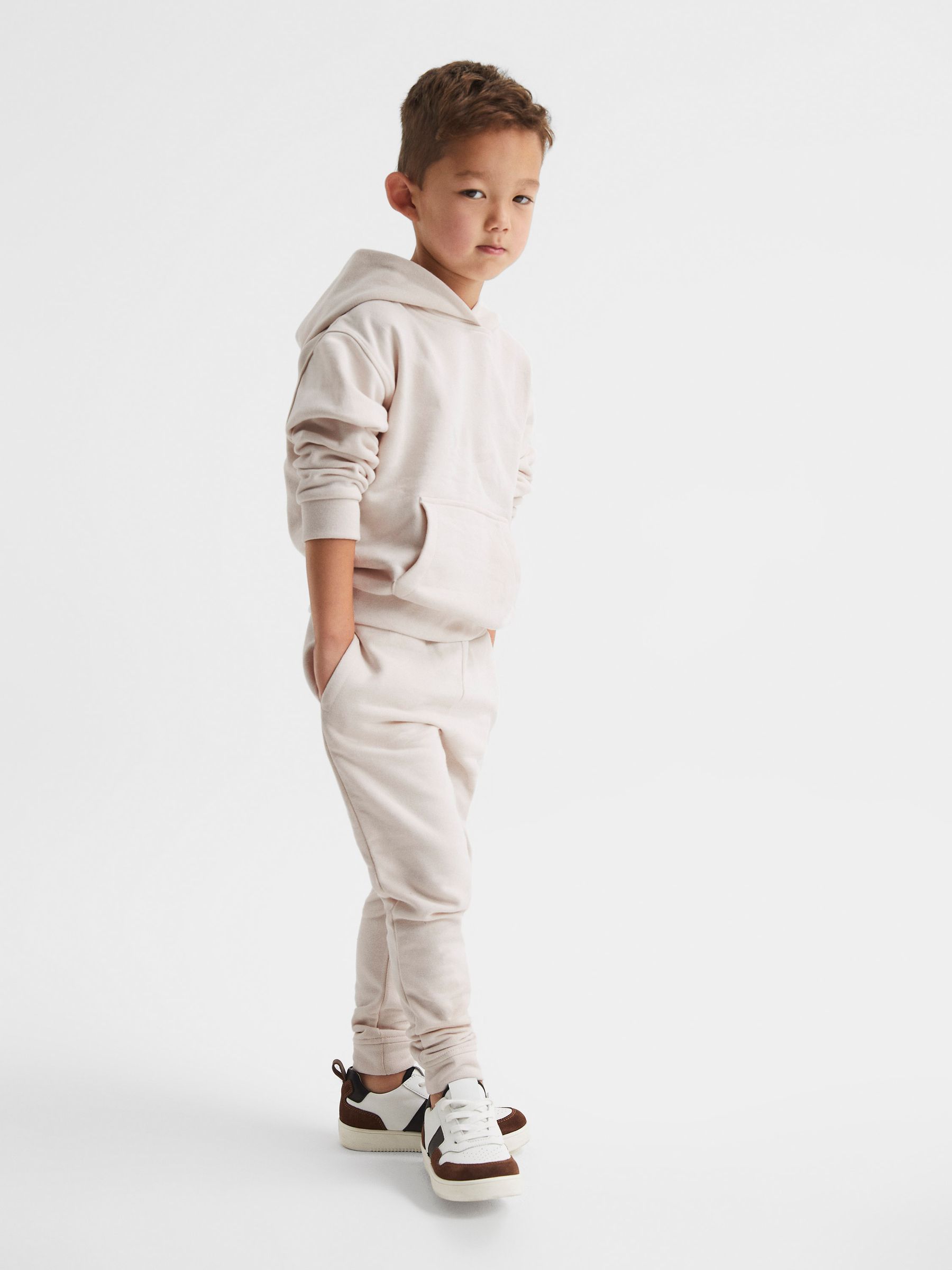 Garment Dye Joggers in Cream - Image 1 of 4 Garment Dye Joggers in Cream - Image 1 of 4