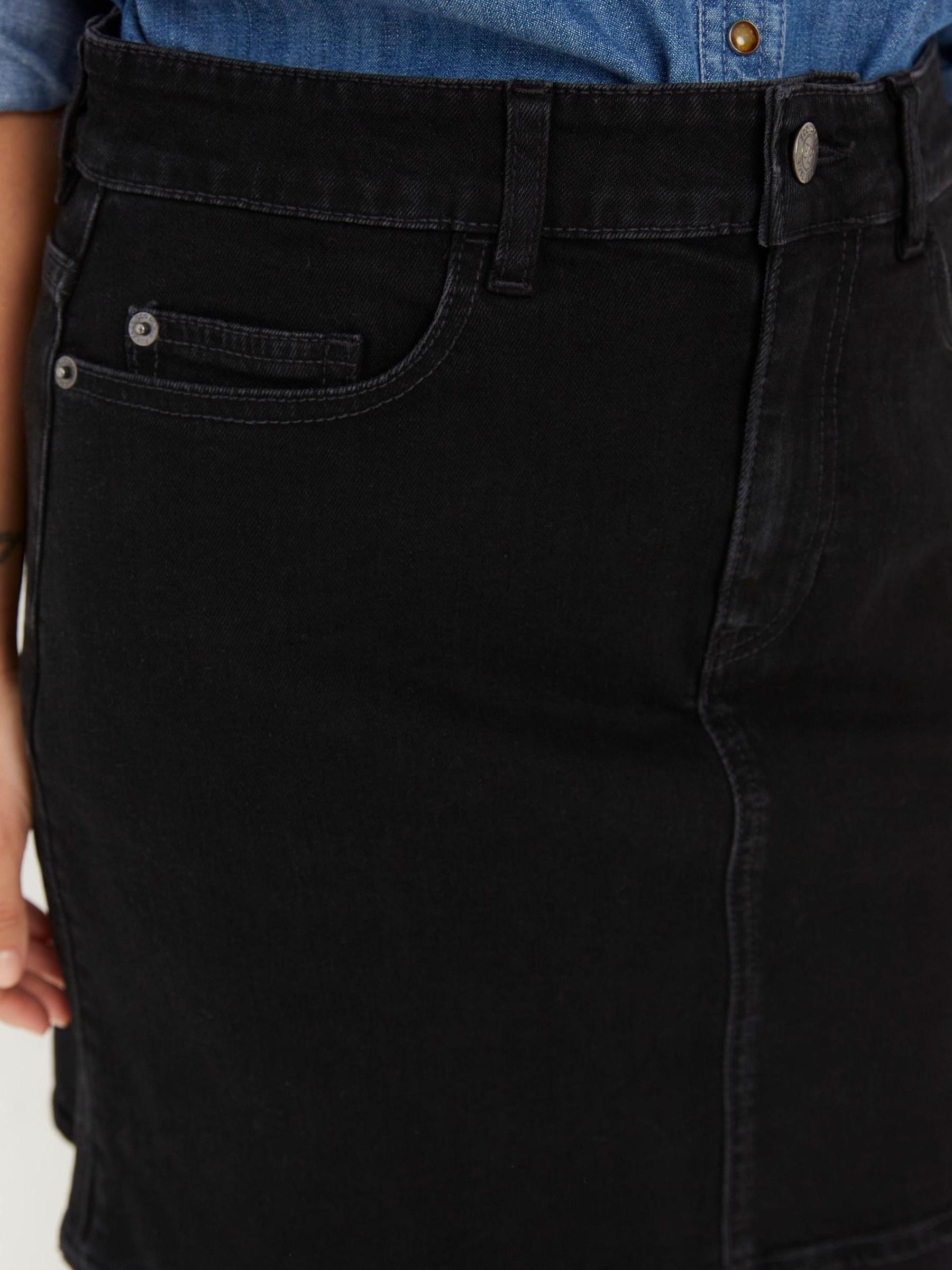 Hope Black Denim Skirt - Image 3 of 4
