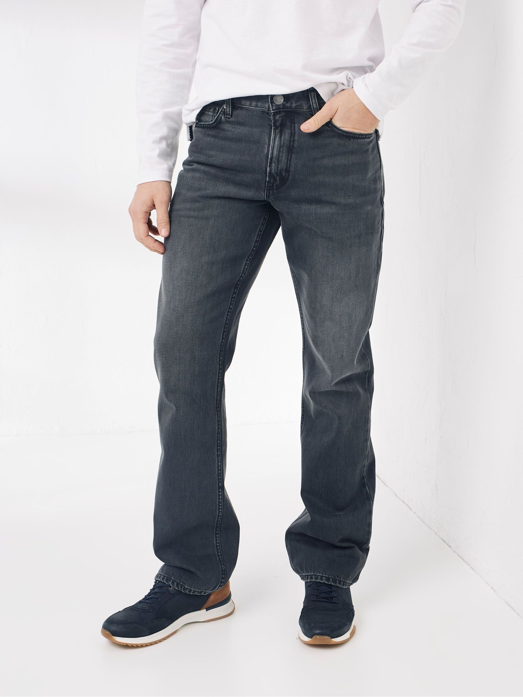 Grey Bootcut Jeans - Image 1 of 5