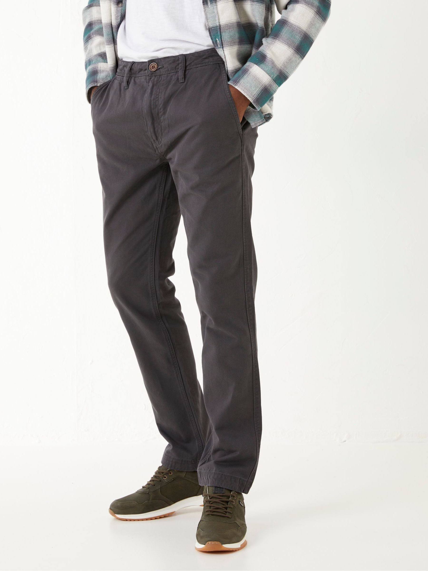 Grey Modern Coastal Chinos - Image 1 of 4