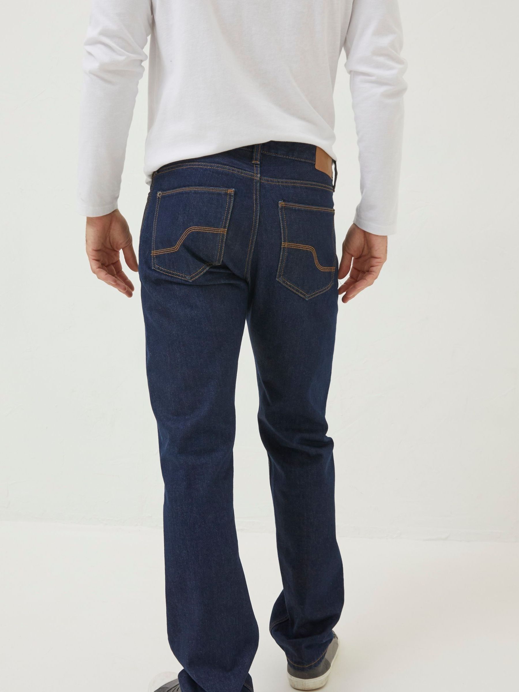Blue Straight Rinse Selvedge Jeans - Image 2 of 5