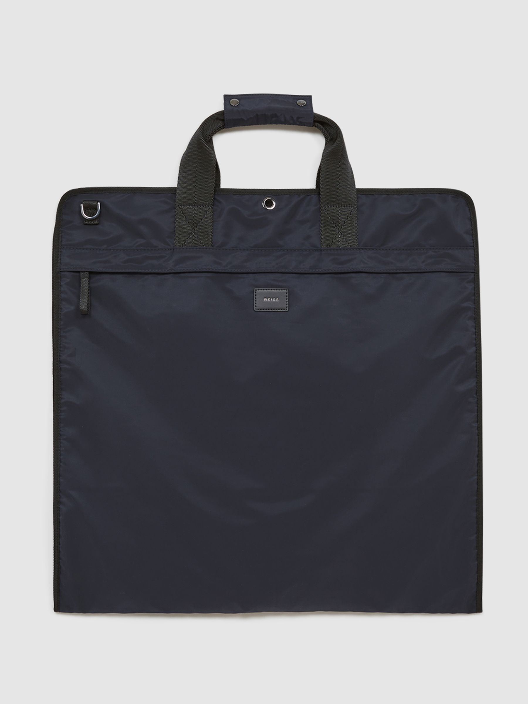 Nylon Webbing Suit Bag in Dark Navy - Image 1 of 7 Nylon Webbing Suit Bag in Dark Navy - Image 1 of 7