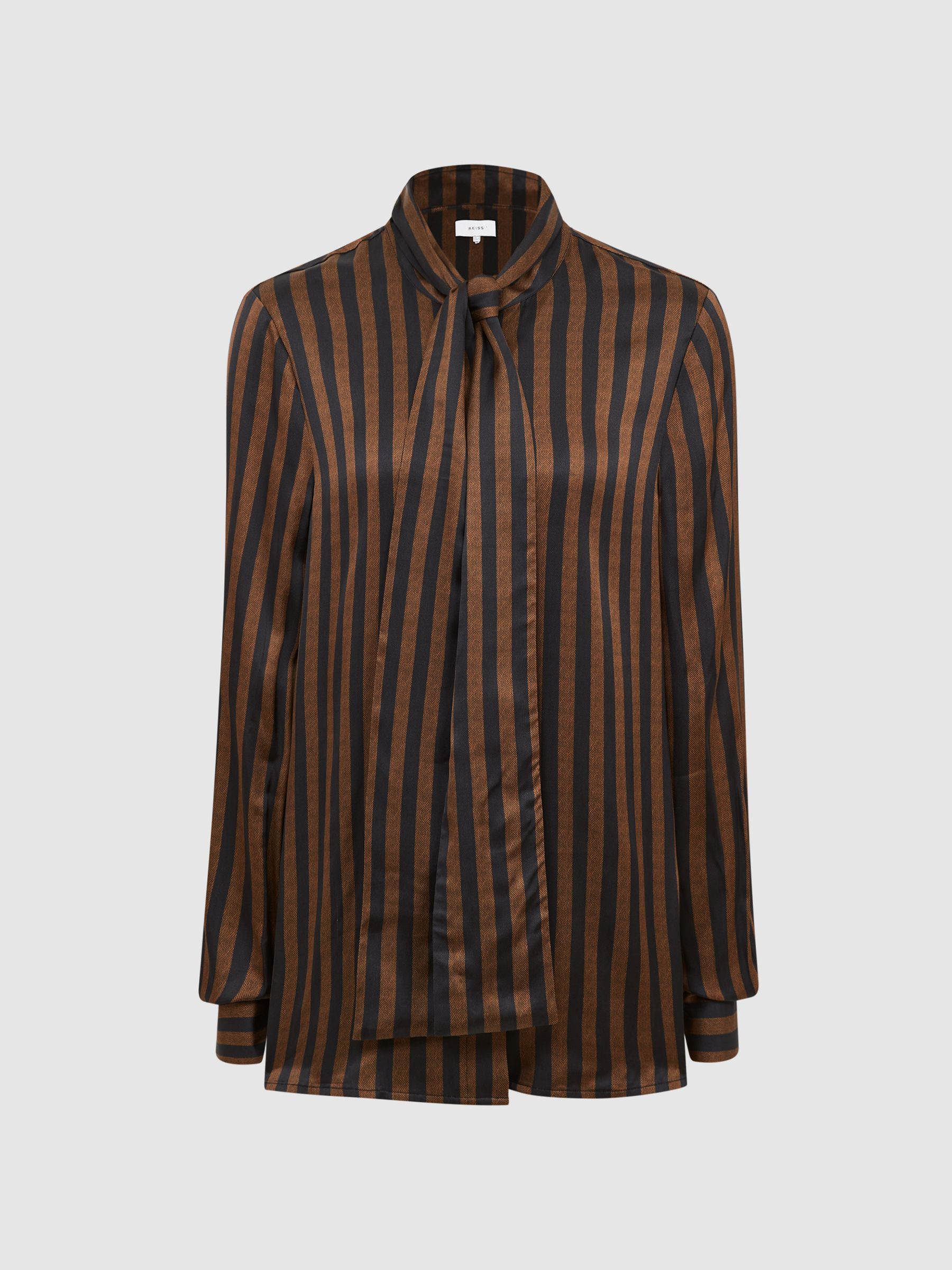 Stripe Shirt in Brown - Image 2 of 8