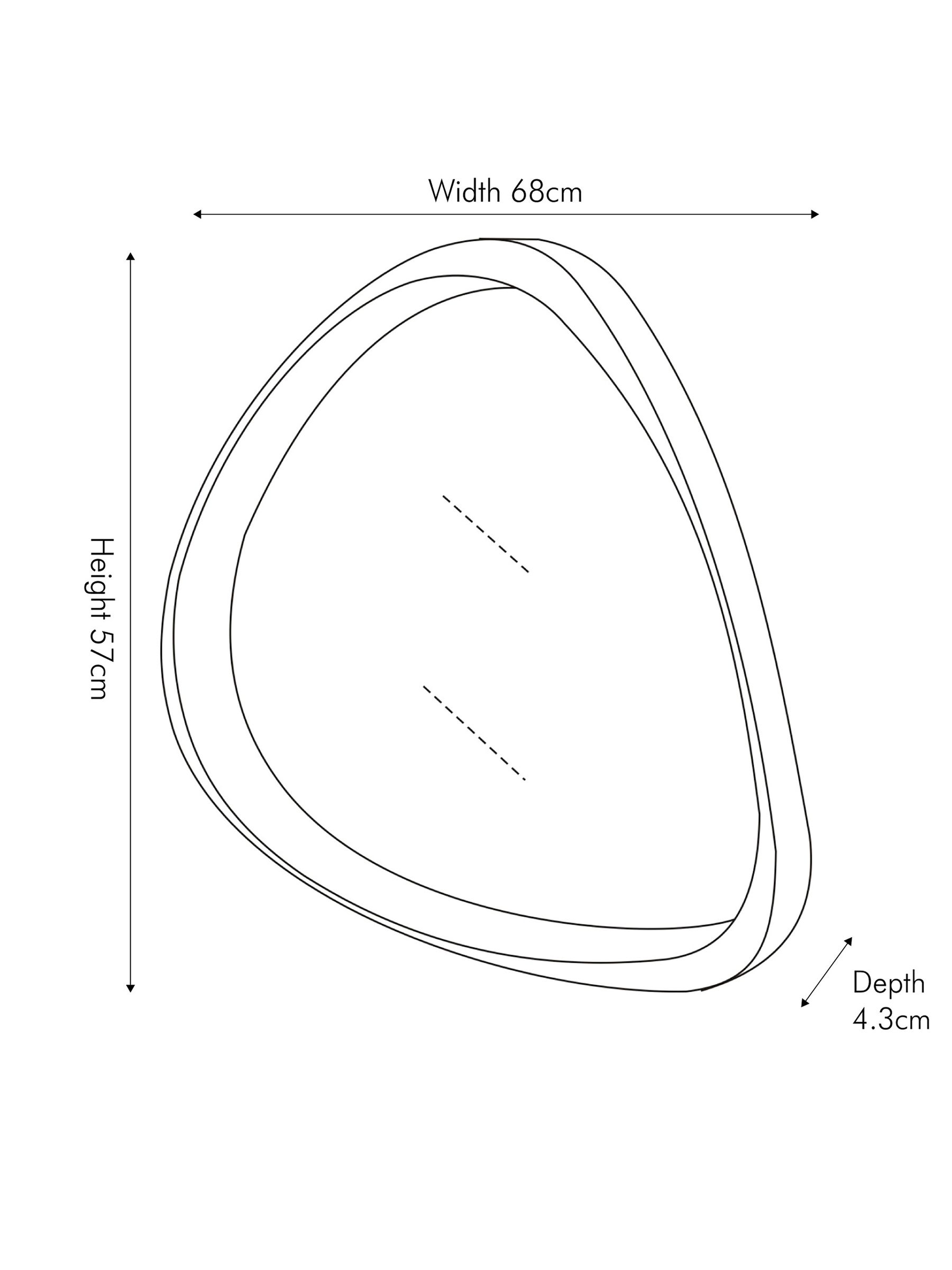 Pacific Grey Metal Round Wall Mirror - Image 5 of 5
