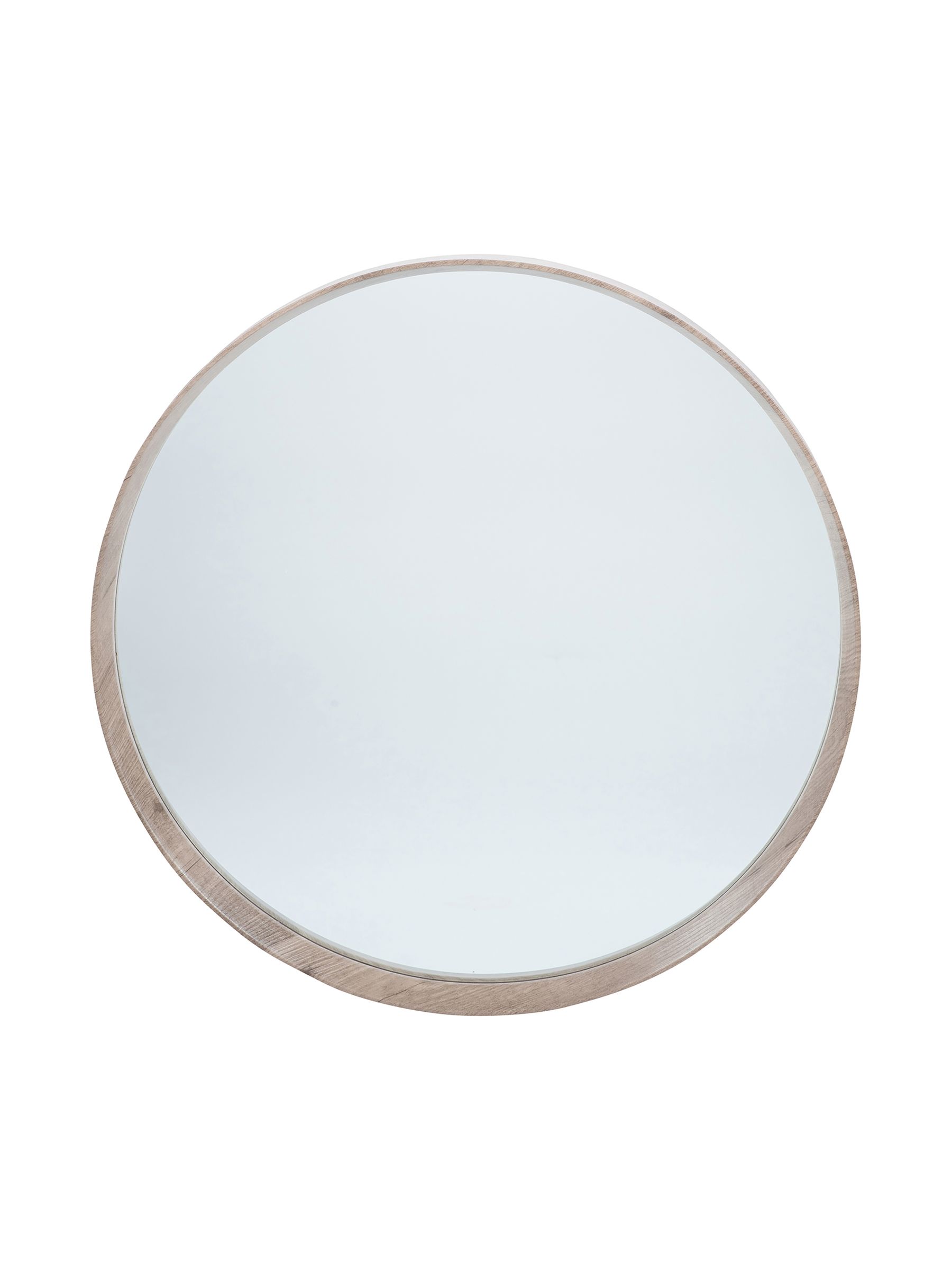 Pacific Natural Wood Veneer Round Wall Mirror - Image 2 of 4