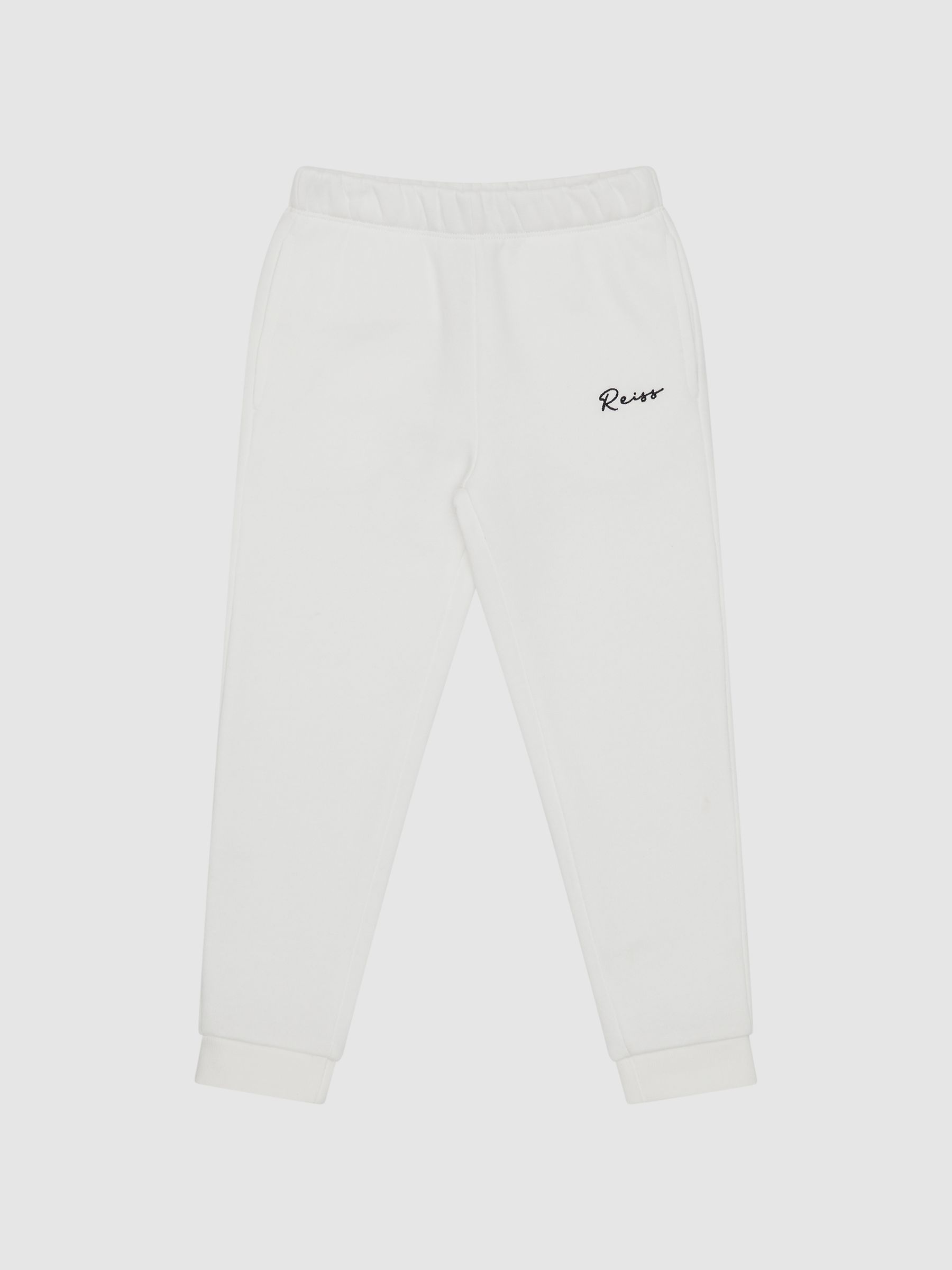 Senior Embroidered Jersey Joggers in Ecru - Image 2 of 10