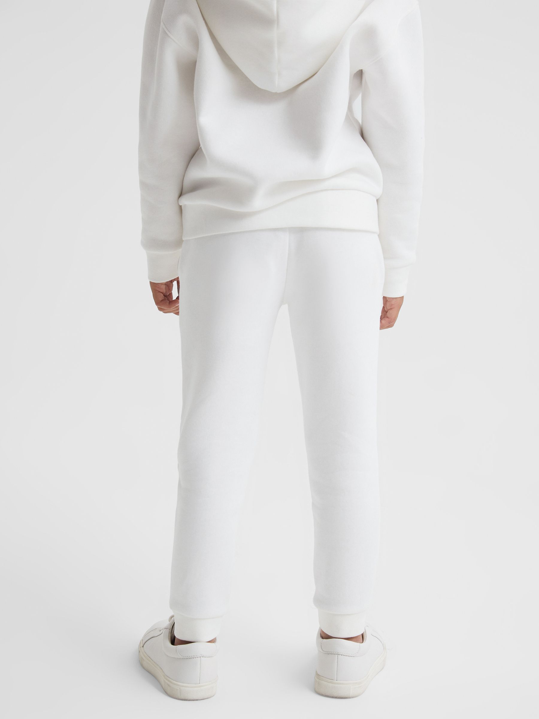 Senior Embroidered Jersey Joggers in Ecru - Image 9 of 10