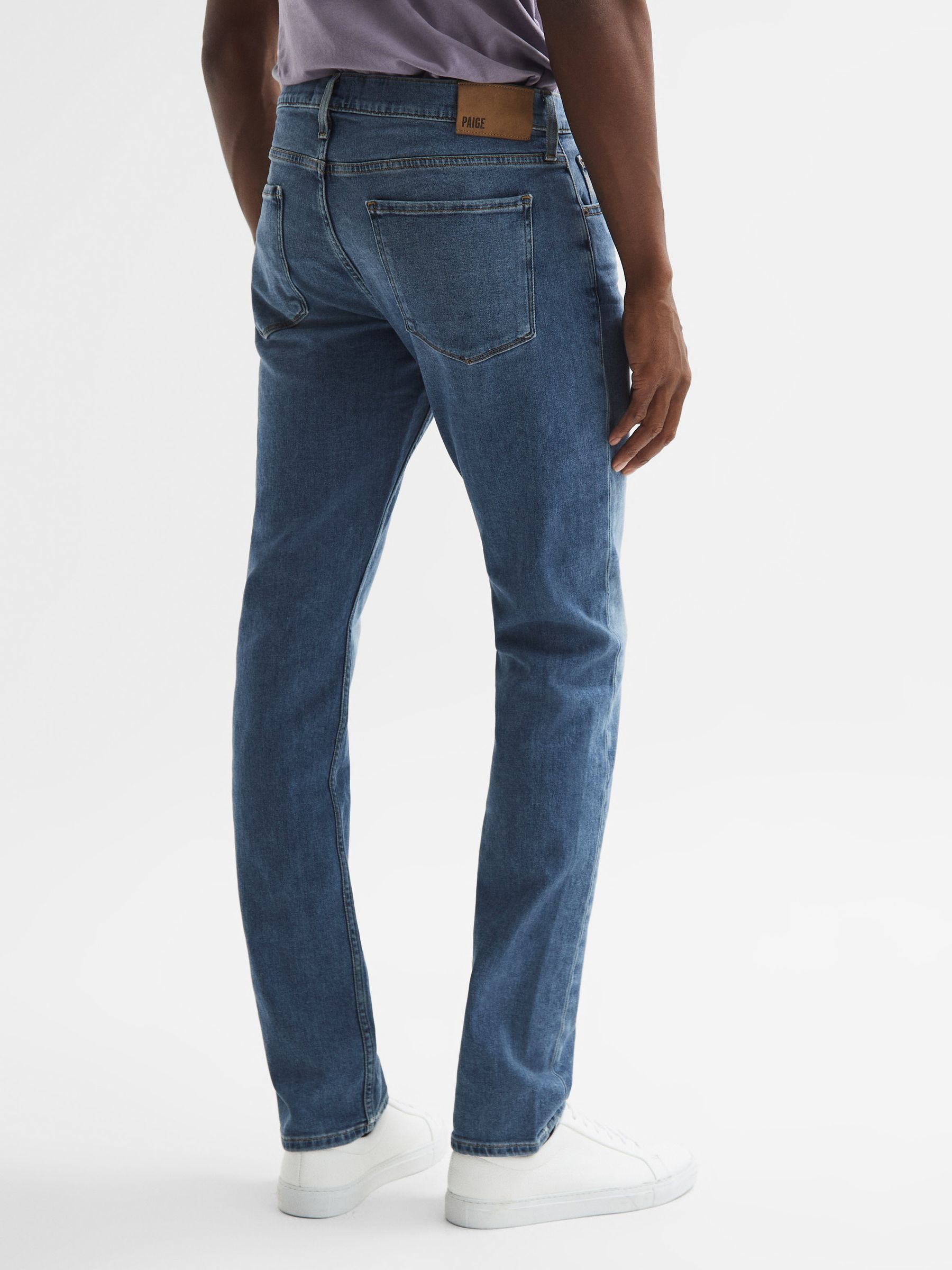 Paige Slim Fit Straight Leg Jeans in Garfield - Image 5 of 5