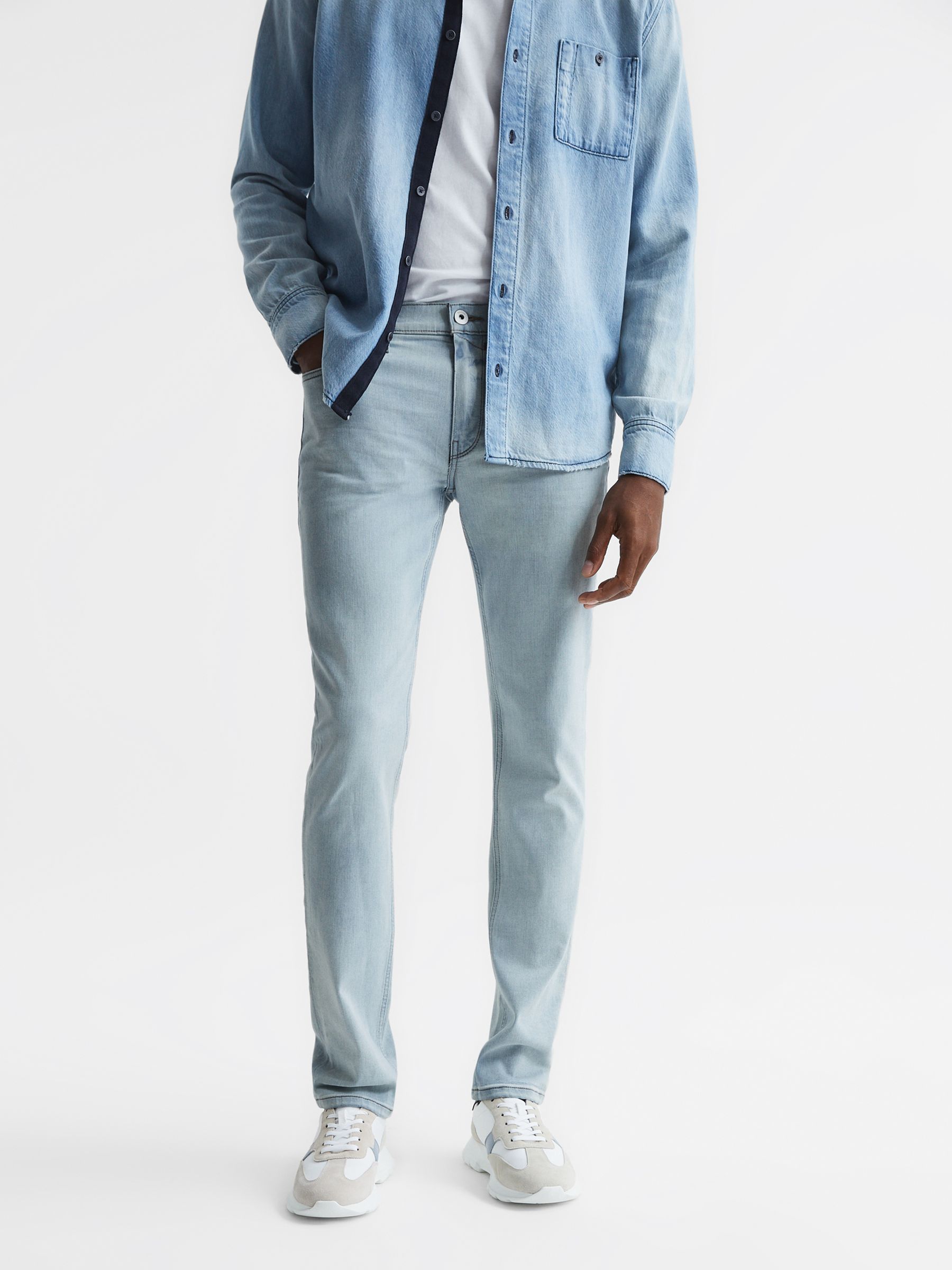 Paige High Stretch Slim Fit Jeans in Littleton - Image 1 of 4