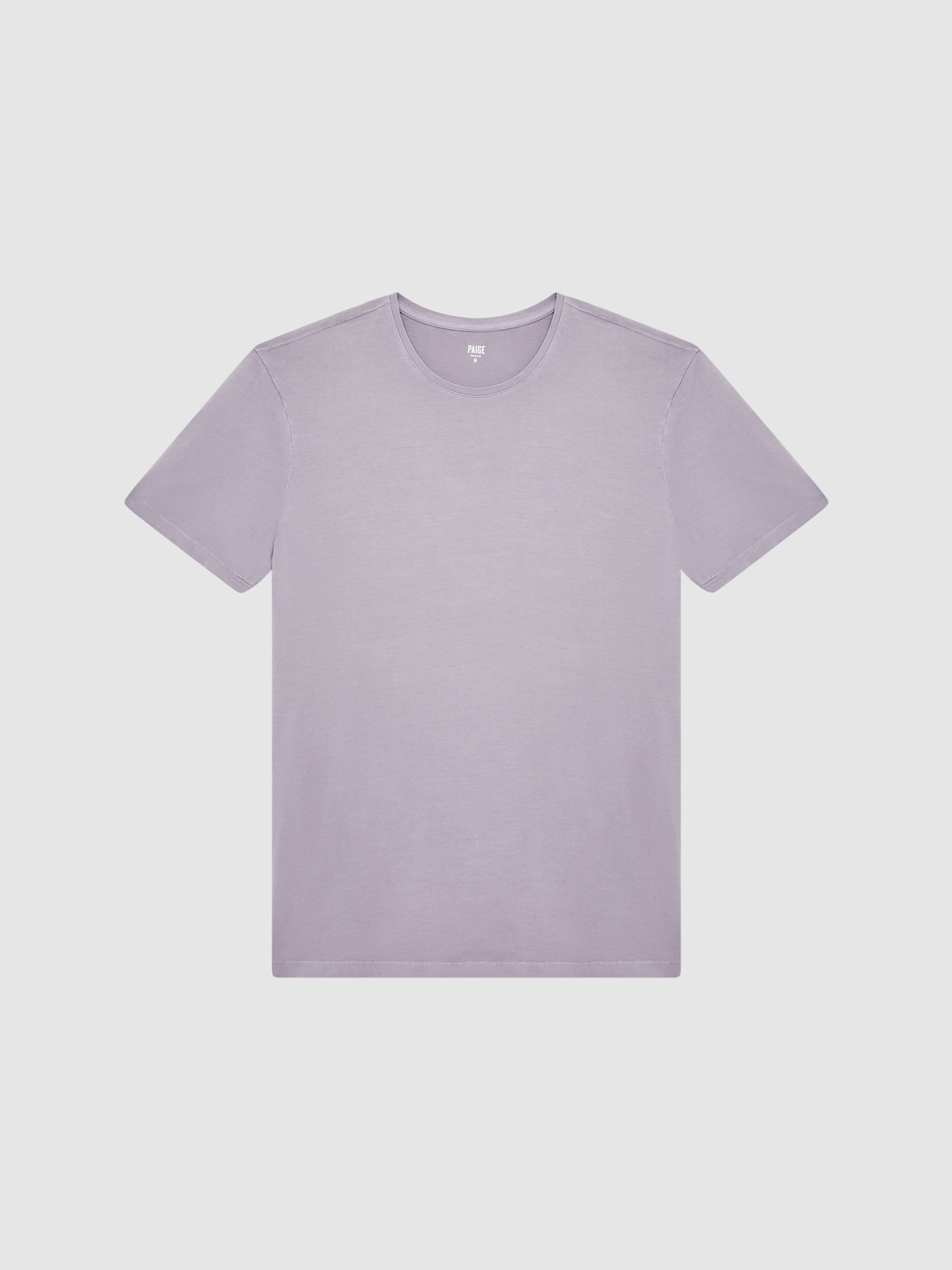 Paige Short Sleeve Crew Neck T-Shirt in Summer Plum Fade - Image 2 of 6