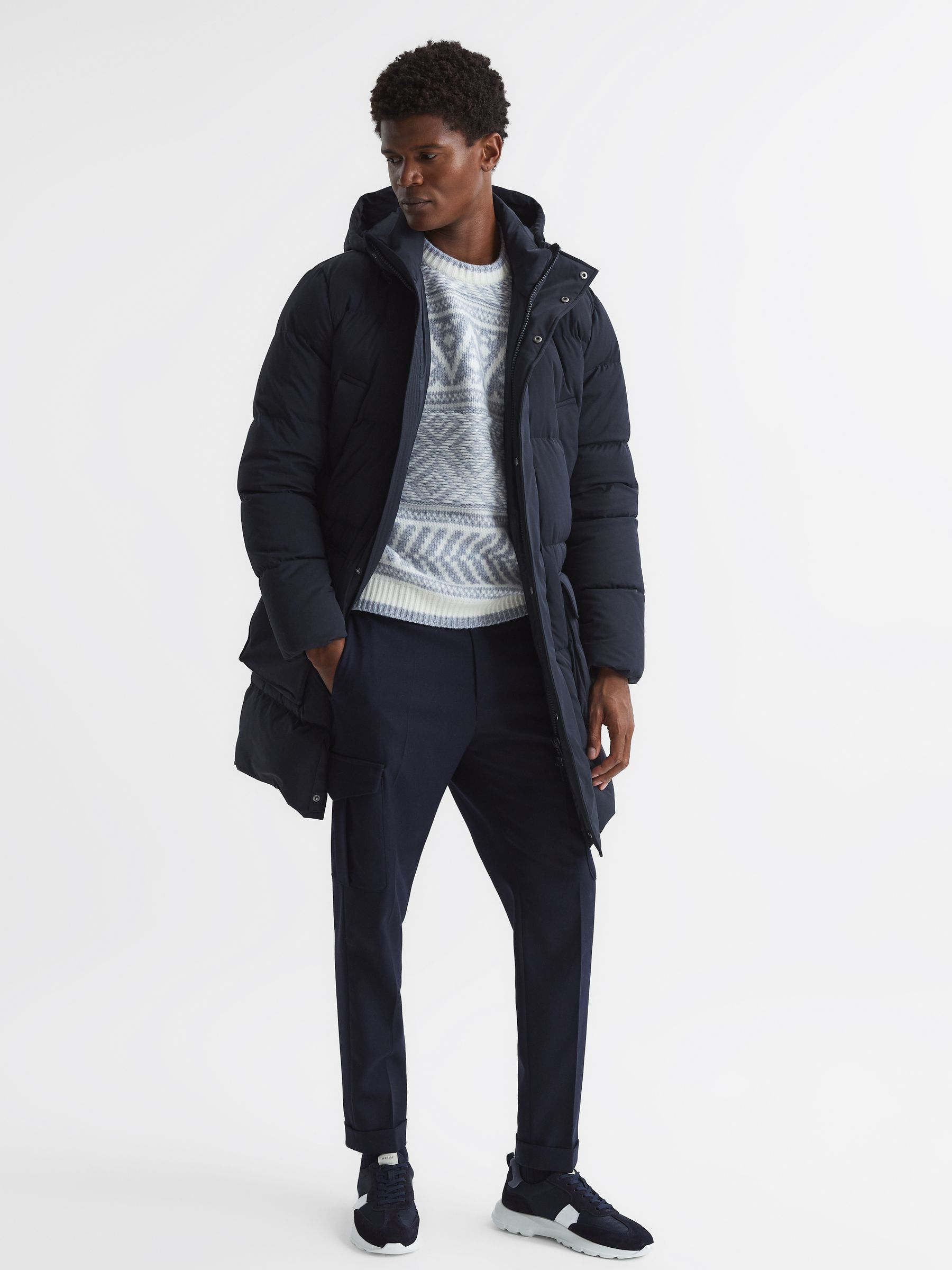 rajabrooke ラジャブルック 中綿ベンチコート サイズL rajabrooke