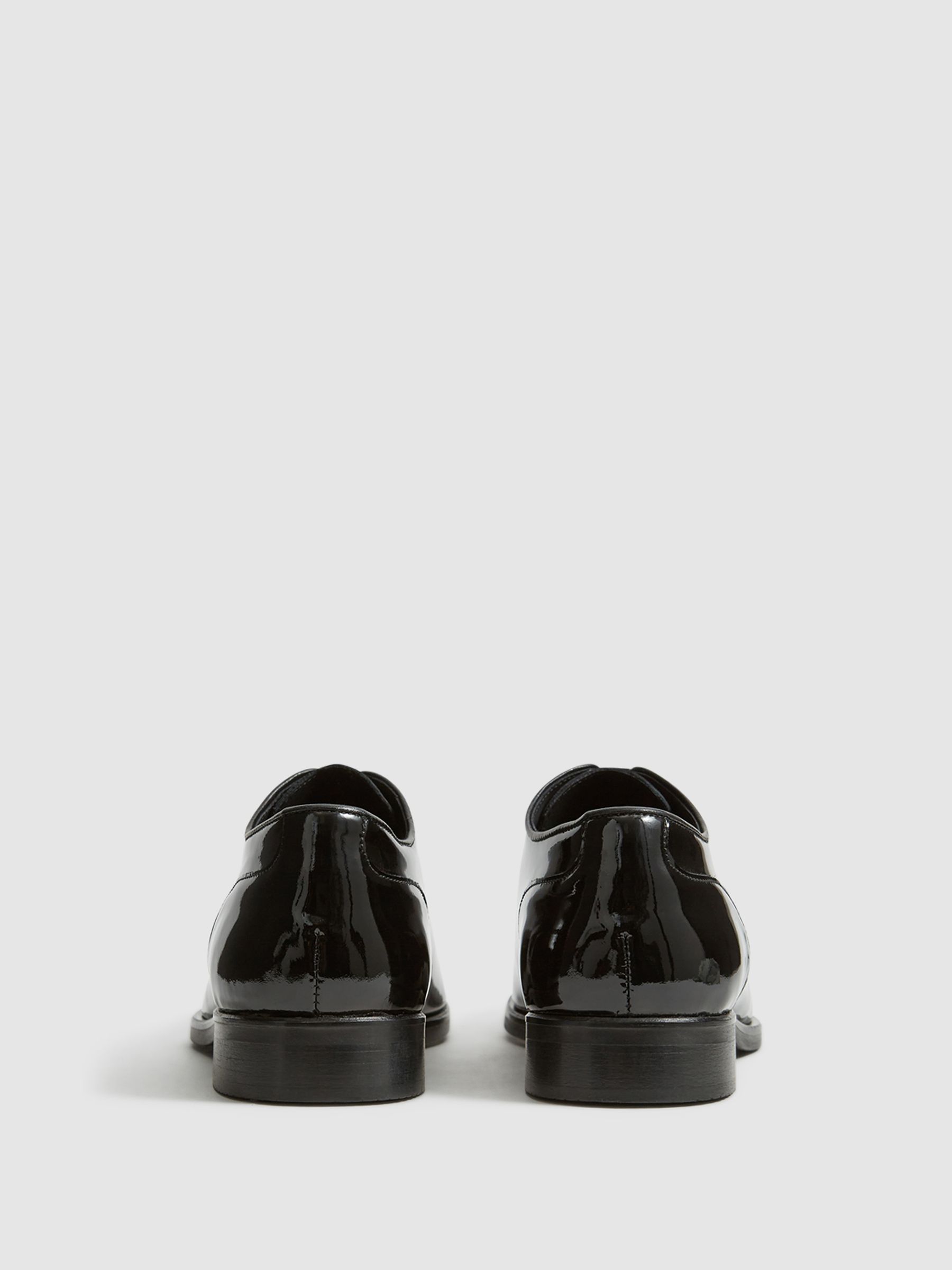 Patent Leather Whole Cut Shoes in Black - Image 5 of 5