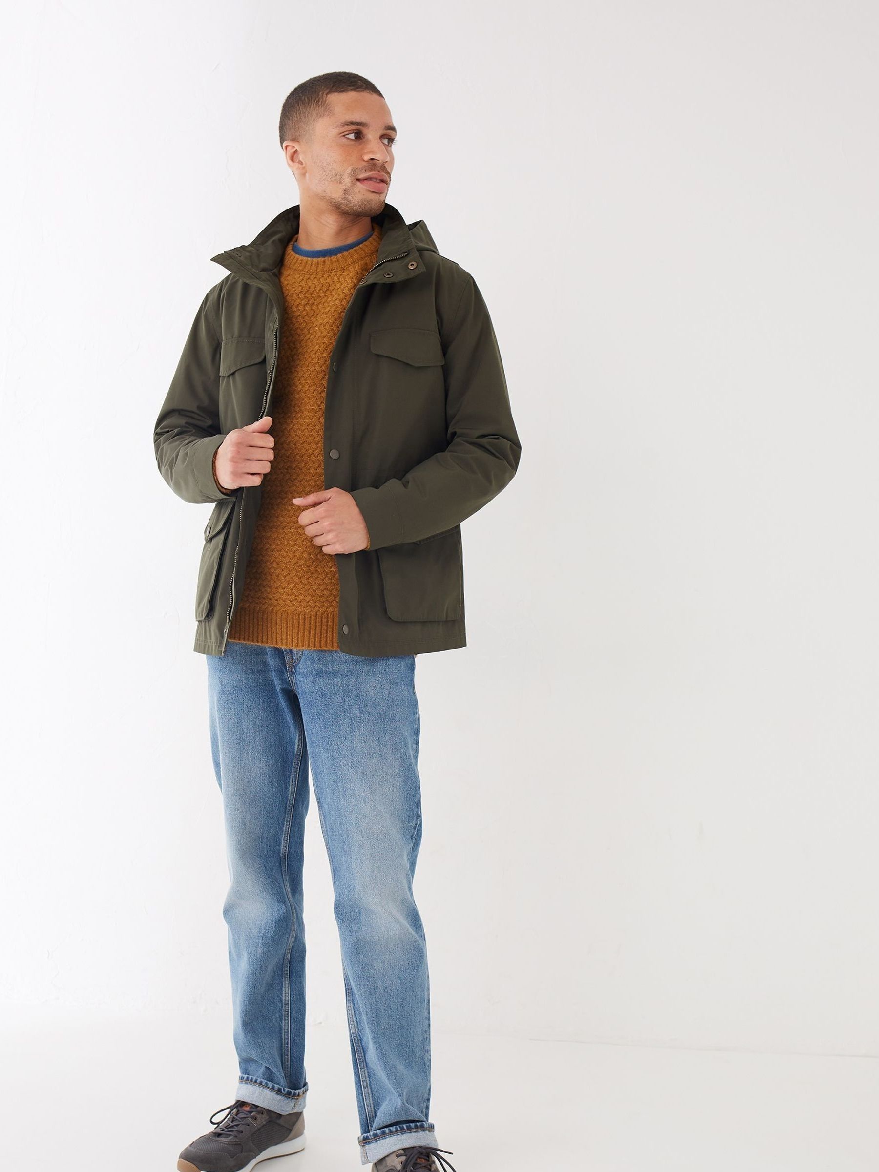 Green M65 Waterproof Jacket - Image 1 of 4