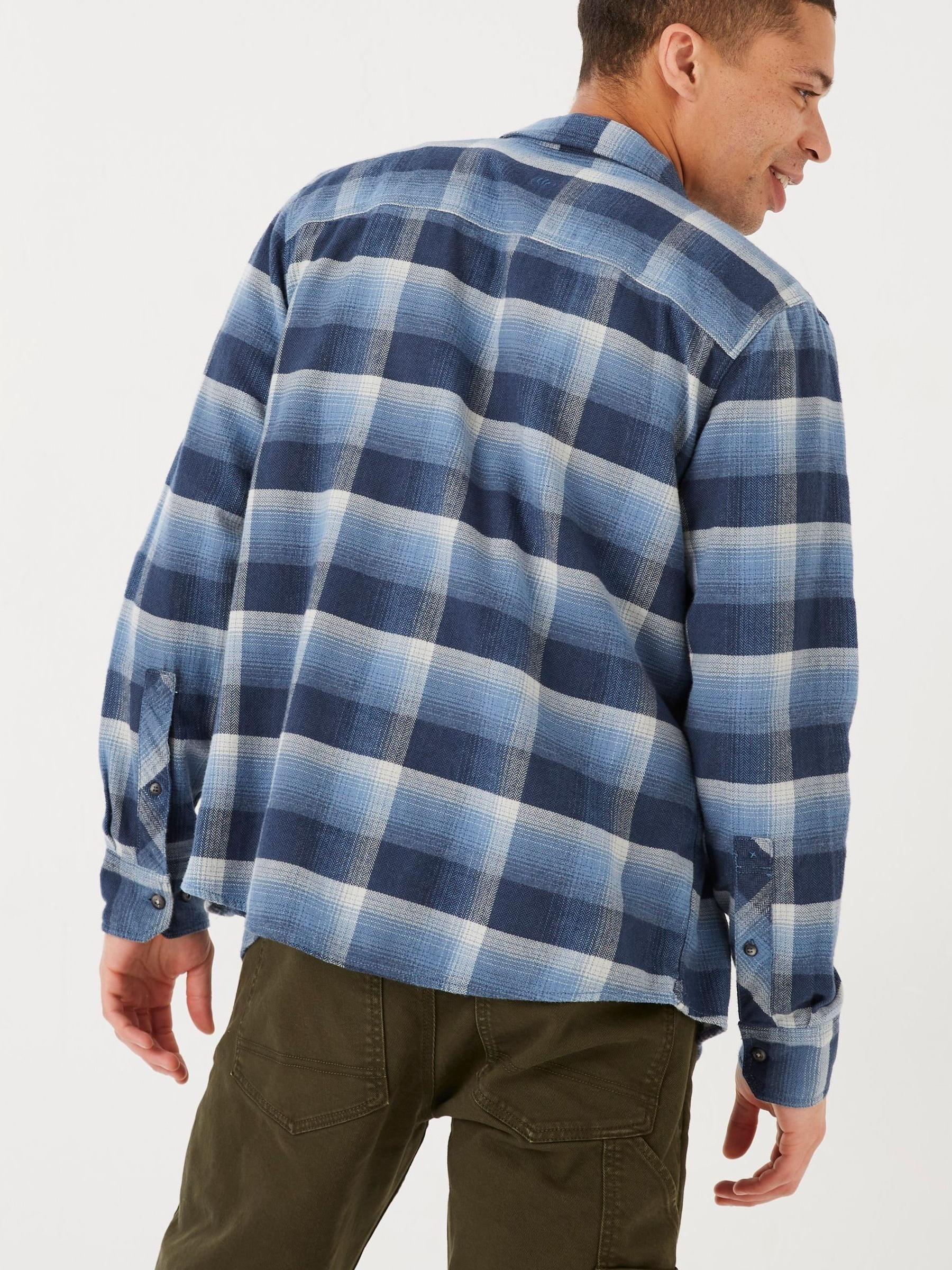 Blue Ombre Check Shirt - Image 2 of 3