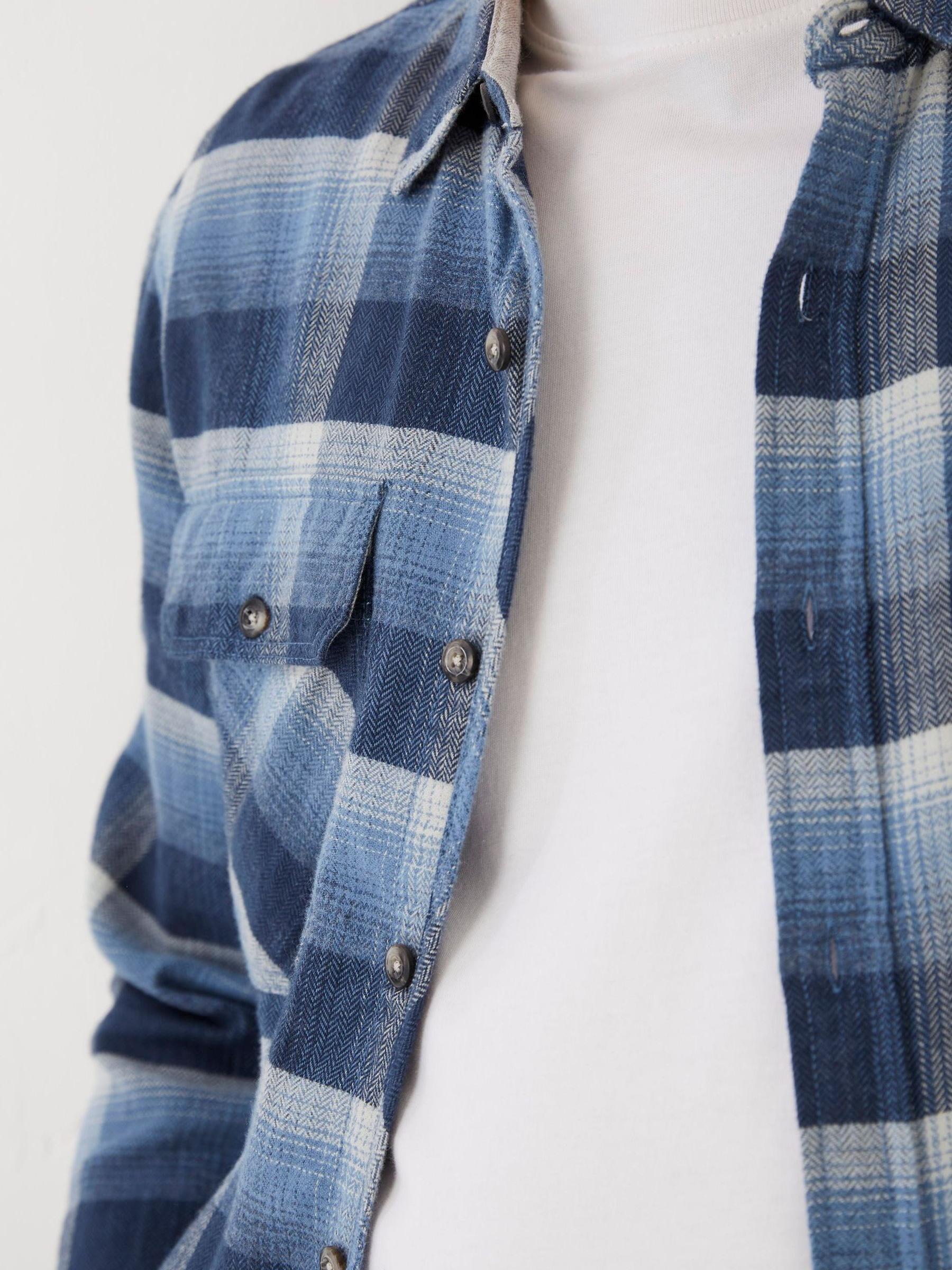Blue Ombre Check Shirt - Image 3 of 3