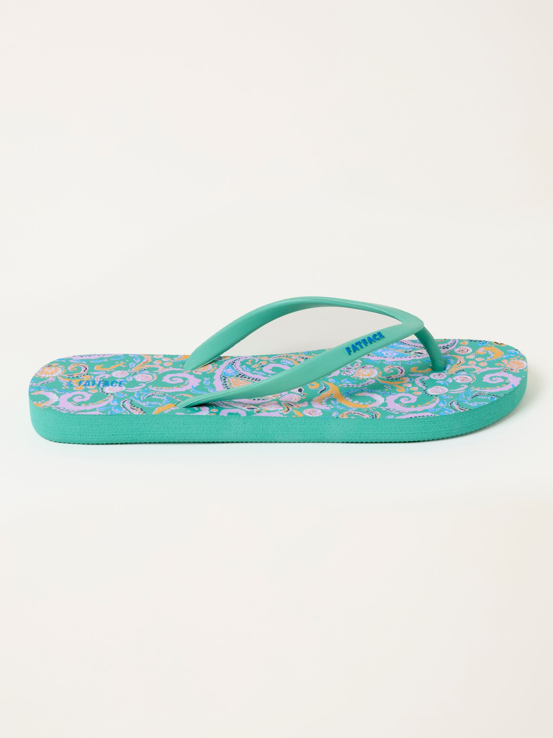 Portloe Turquoise Blue Flip Flop - Image 1 of 3