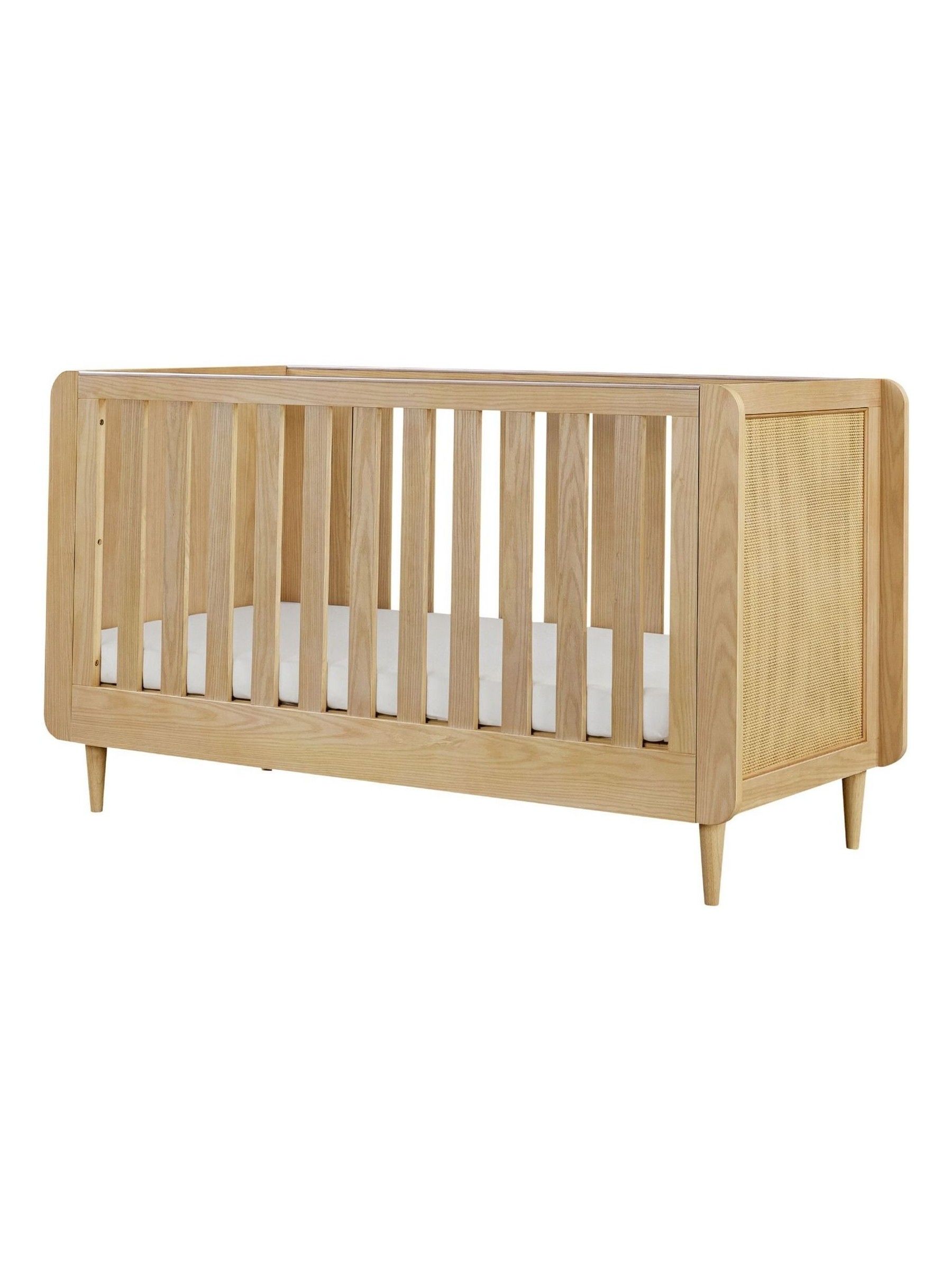 Tutti Bambini Light Oak Japandi Mini Cot Bed - Image 2 of 7