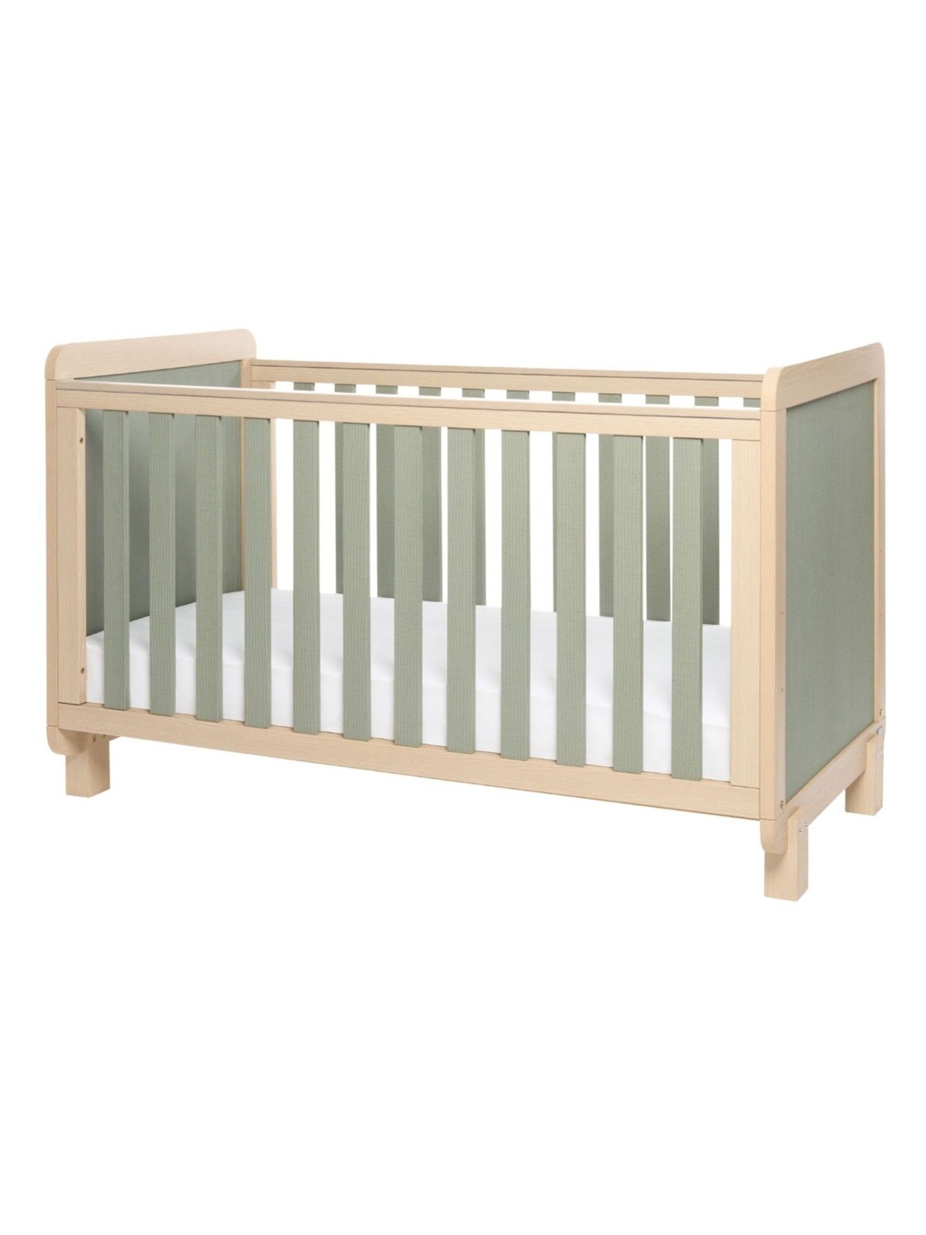Tutti Bambini Oak Sage Weave Kuba Cot Bed - Image 4 of 7