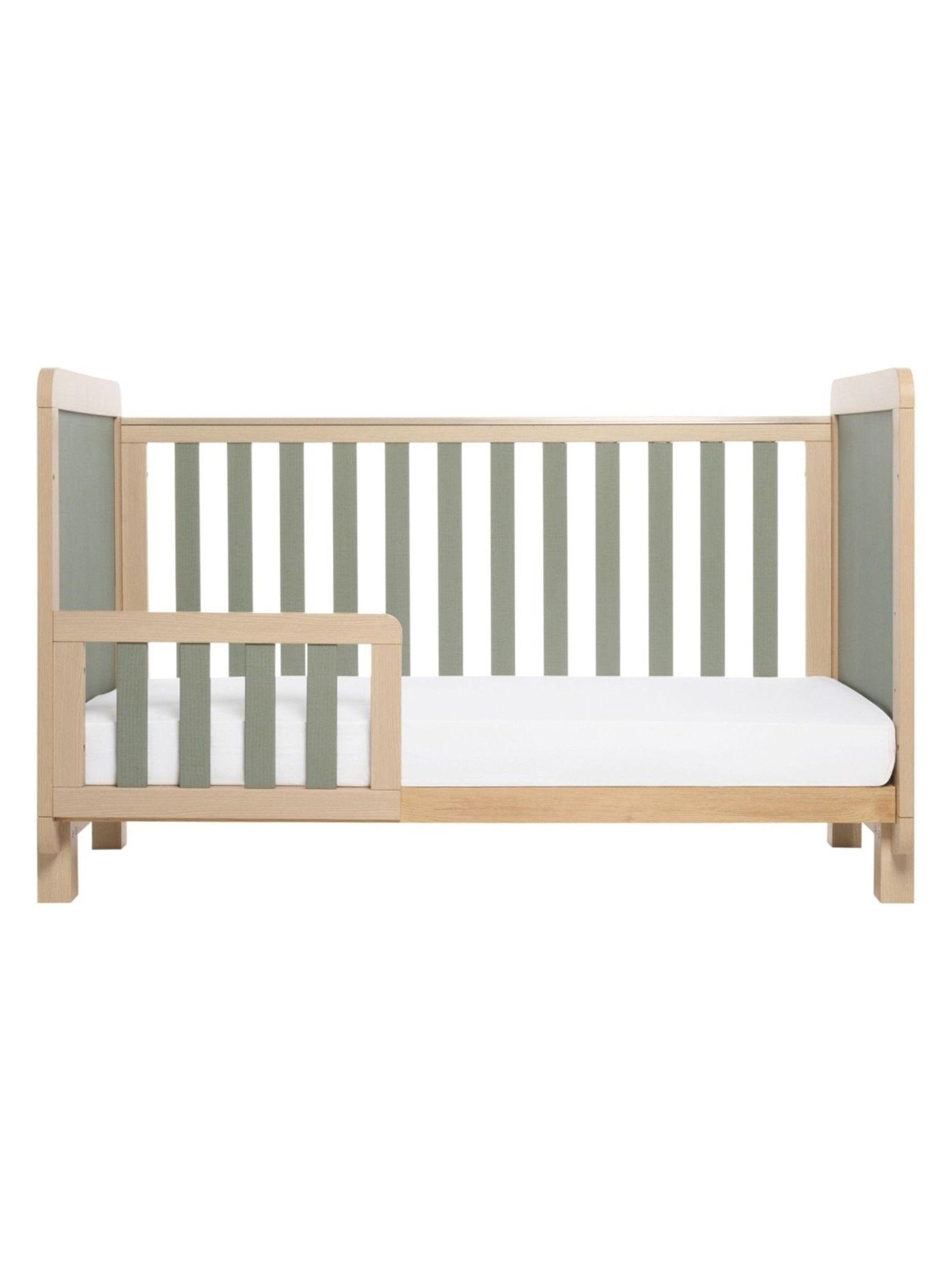 Tutti Bambini Oak Sage Weave Kuba Cot Bed - Image 6 of 7