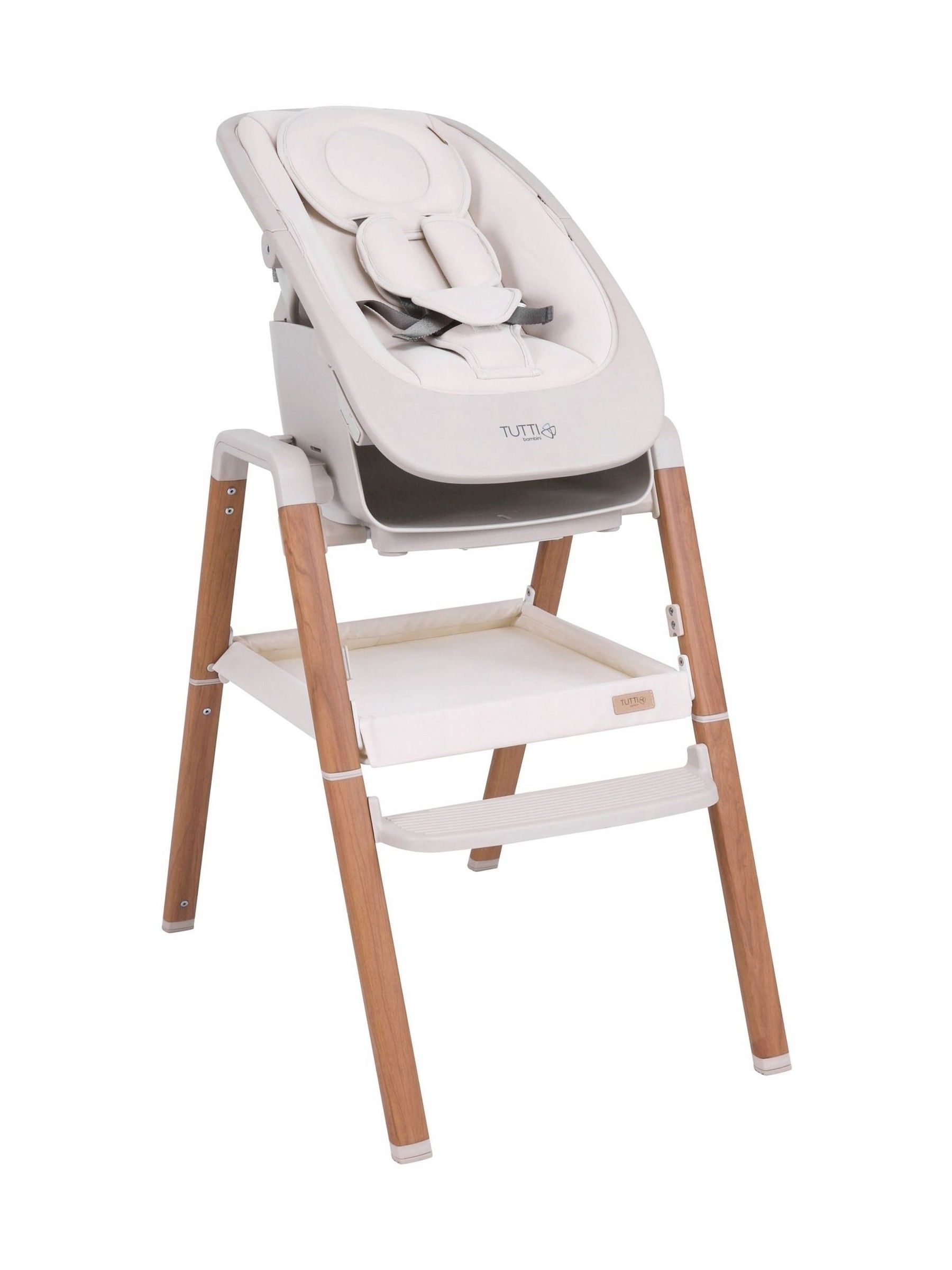 Scandi Walnut Ecru Nova Birth to 12 Years Complete Highchair Package - Image 2 of 6 Scandi Walnut Ecru Nova Birth to 12 Years Complete Highchair Package - Image 2 of 6