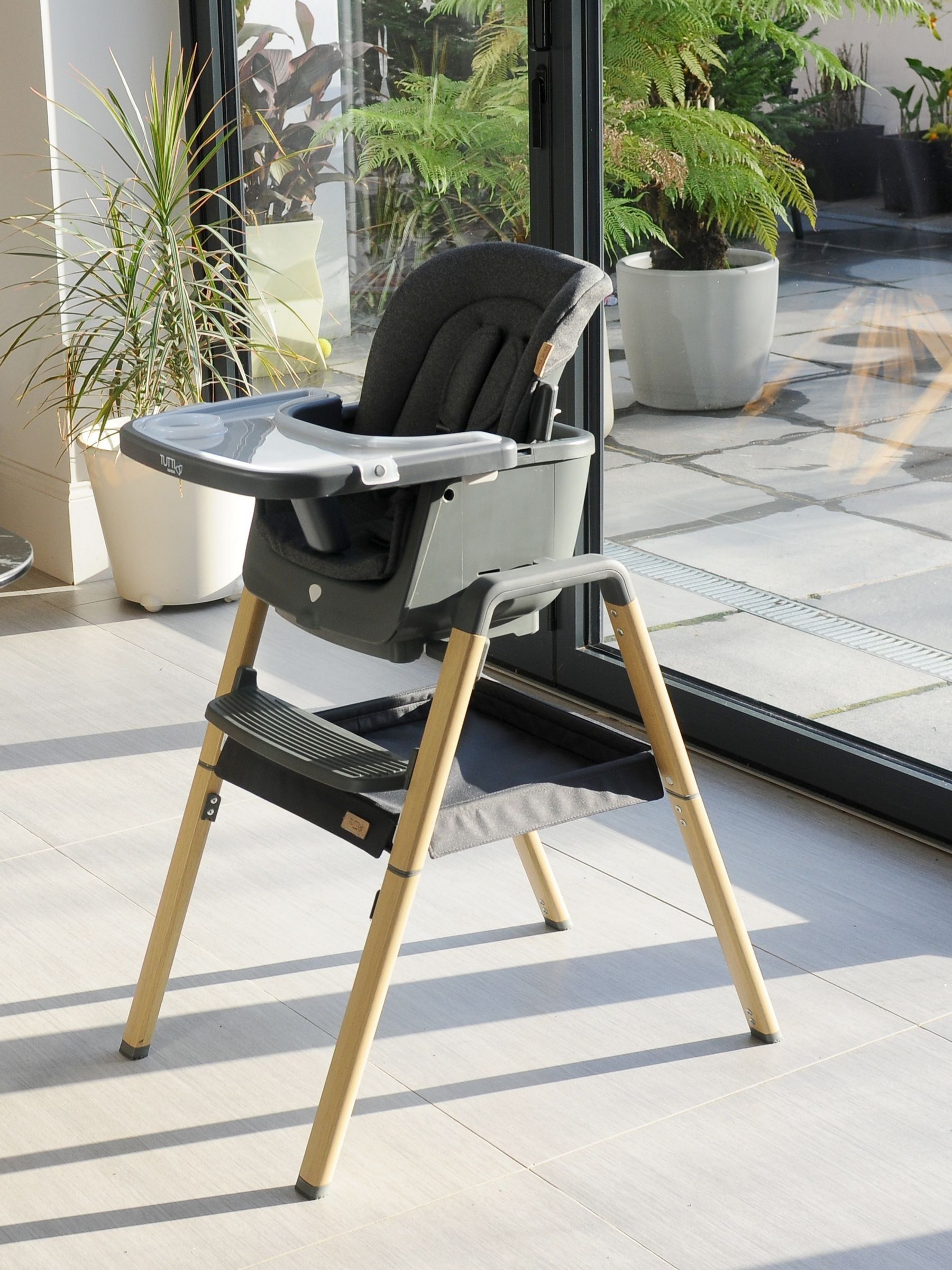 Grey Oak Nova Birth to 12 Years Complete Highchair Package - Image 1 of 7