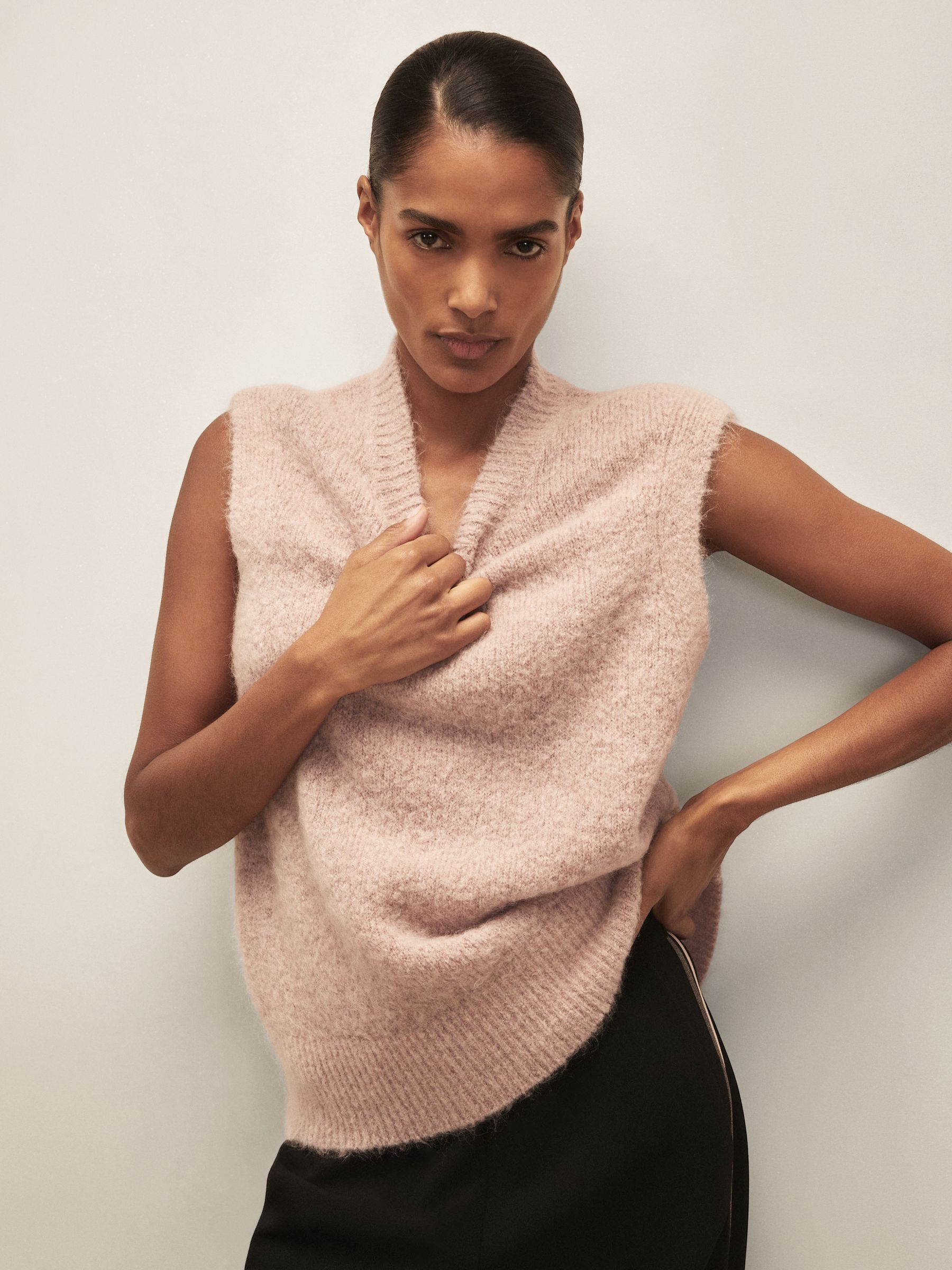 Reiss | Royal Ballet Knitted Vest in Pink - image 5