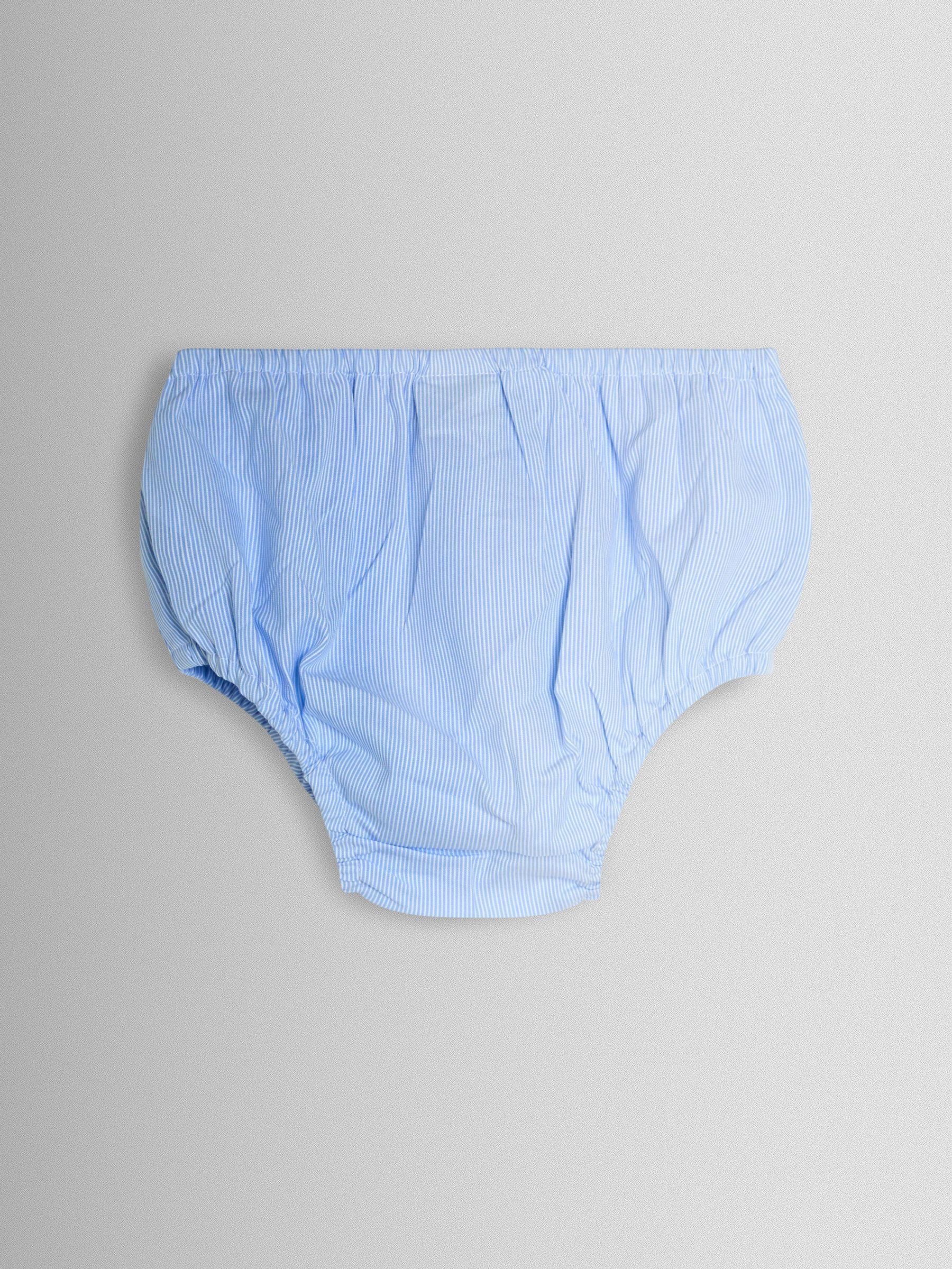 Light Blue Sailor Stripe Party Dress - Image 2 of 2