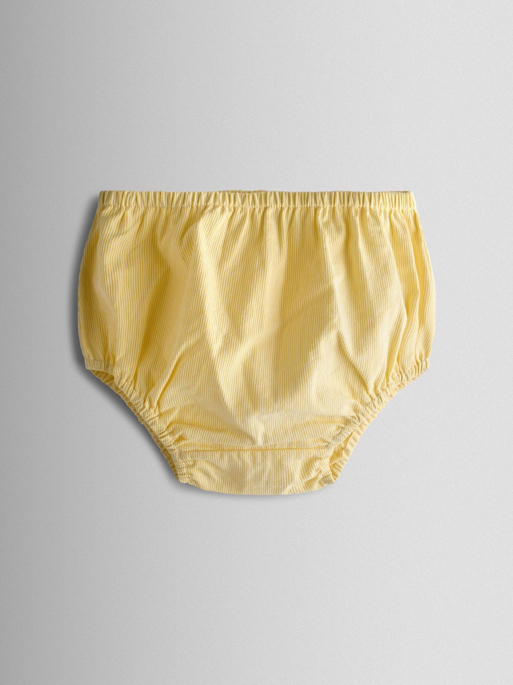 Light Yellow Bud Floral Embroidered Collar Smocked Party Dress - Image 7 of 8