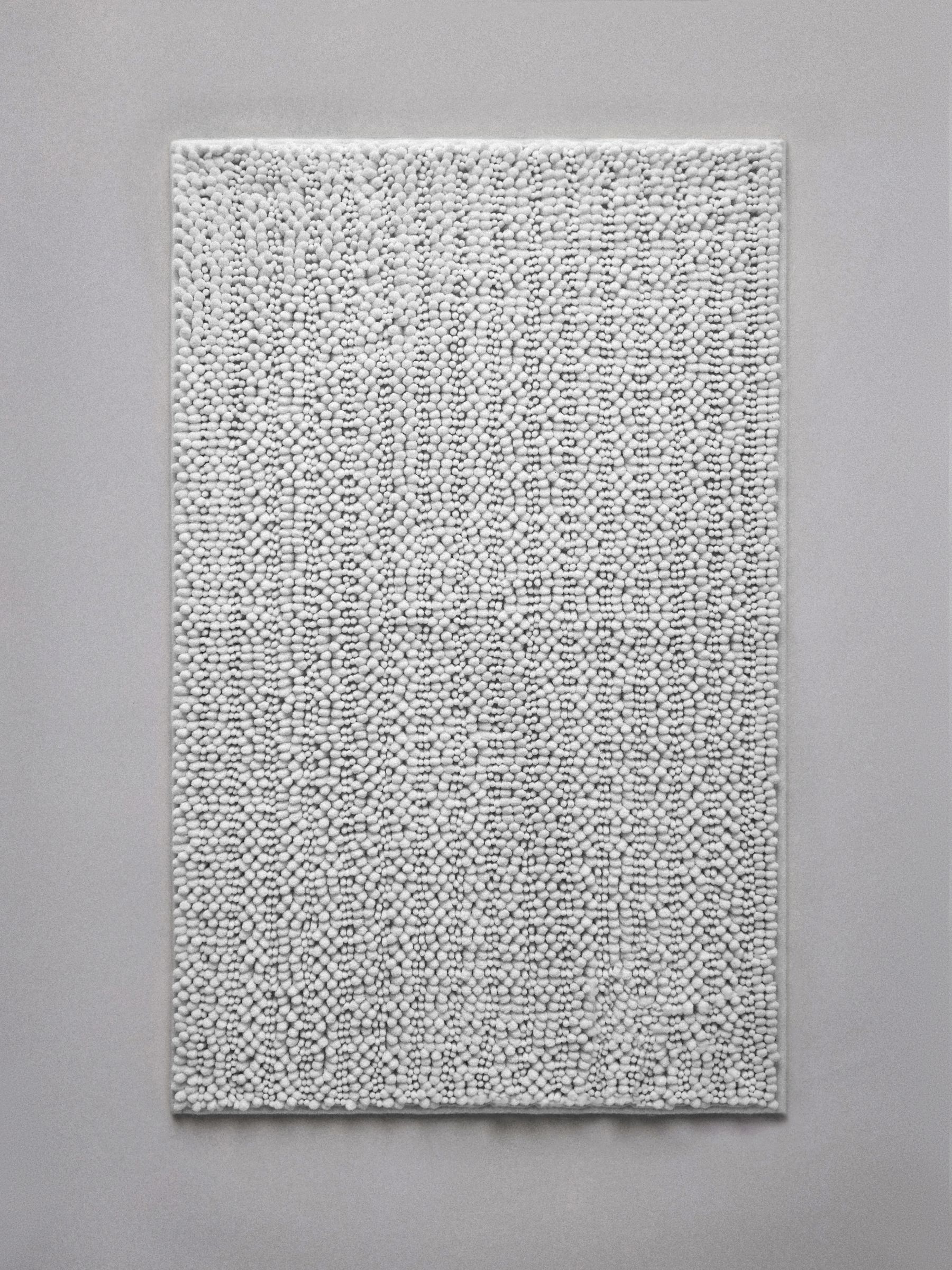 3 Pack Green/Grey Textured Bobble Bath Mats - Image 4 of 6