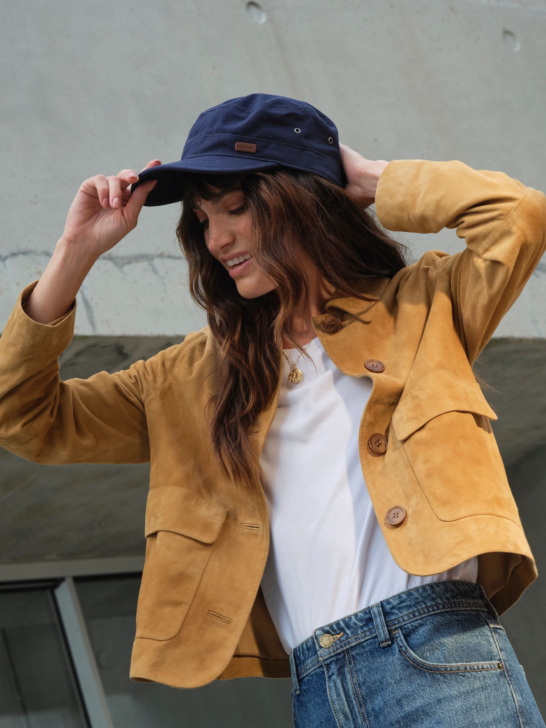 Eliza Stone Suede Jacket - Image 1 of 4