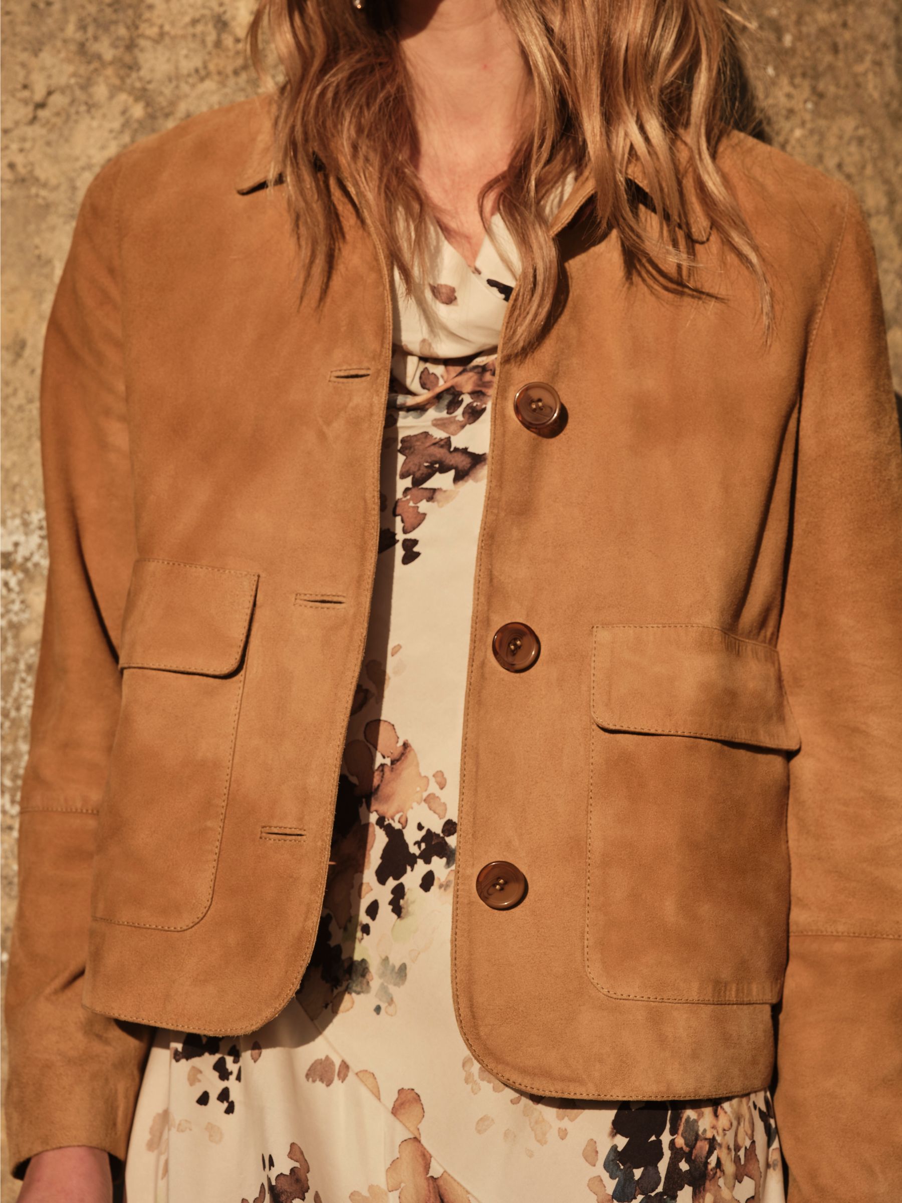 Eliza Stone Suede Jacket - Image 3 of 4