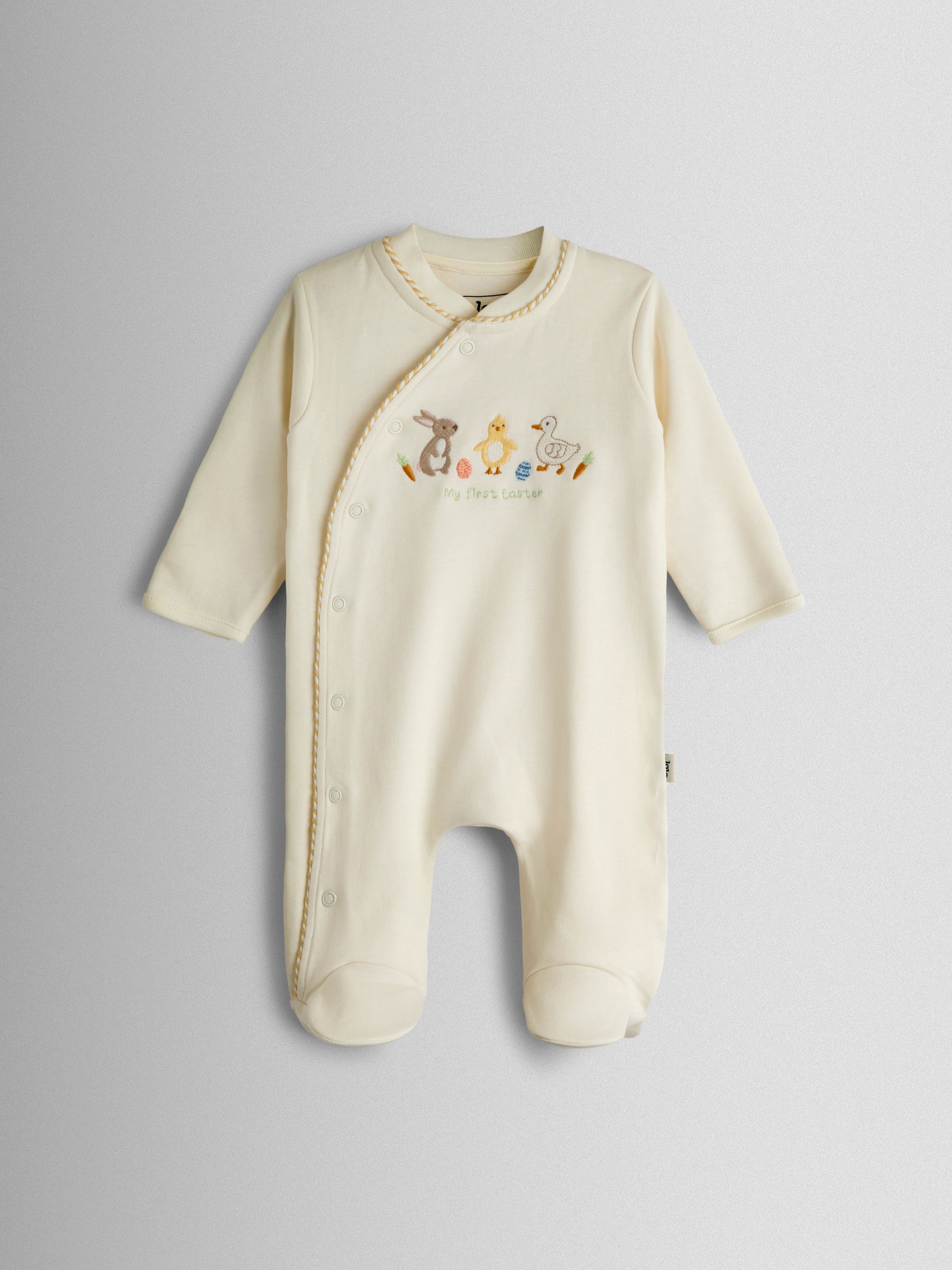 Cream My First Easter Appliqué Sleepsuit - Image 1 of 3