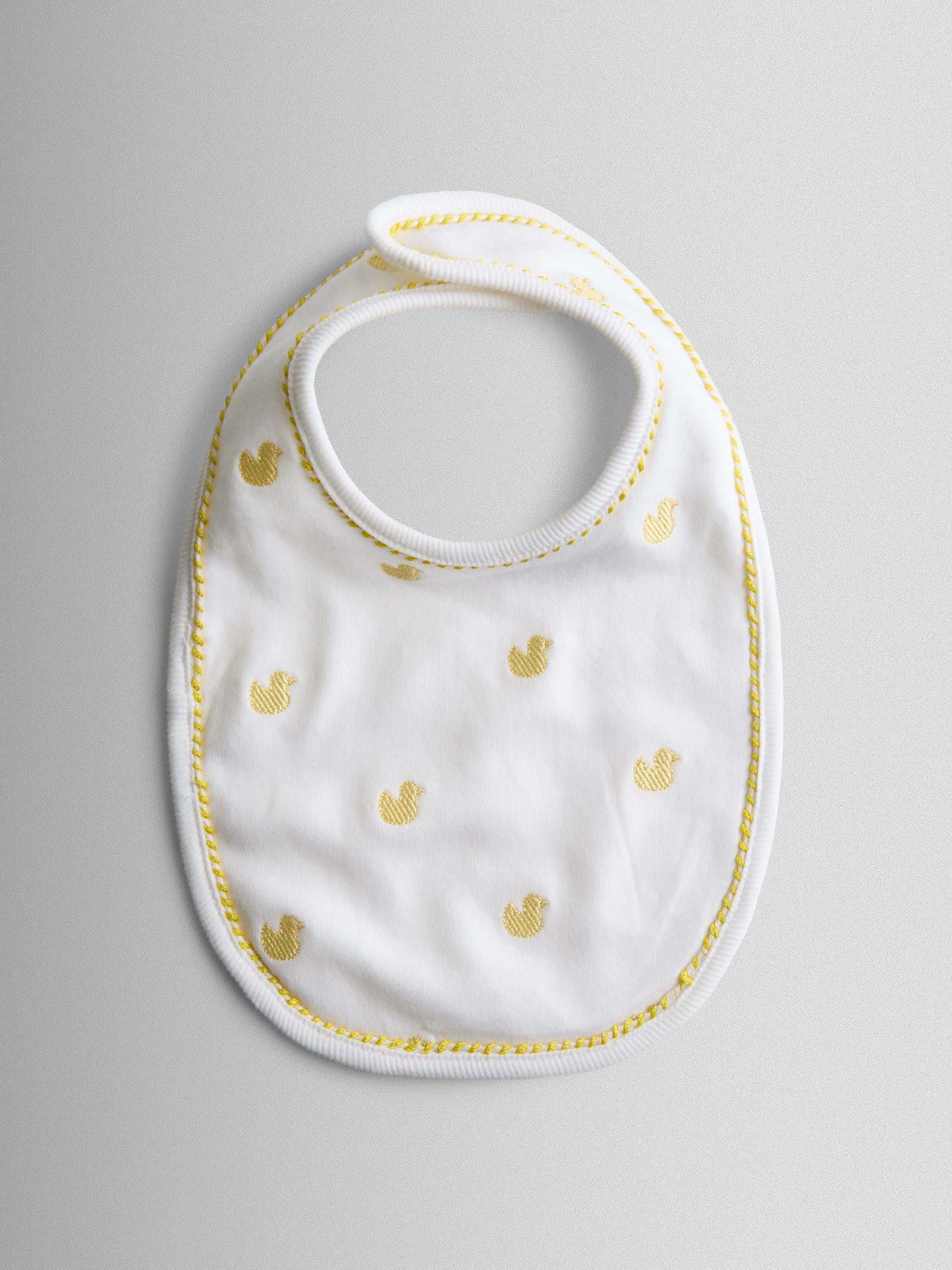 Yellow Duck Embroidered Hat and Bib Set - Image 4 of 7