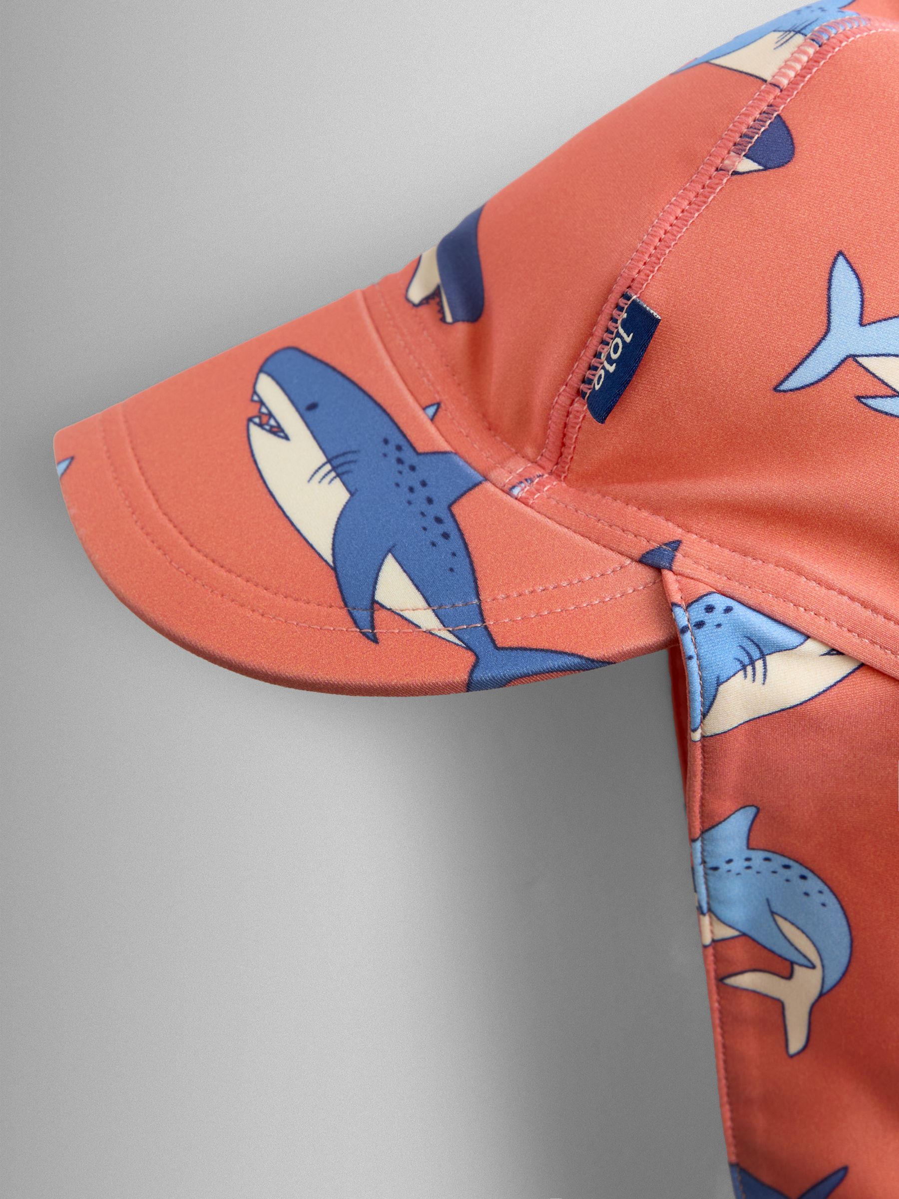 Orange Shark Sun Protection Hat - Image 2 of 3