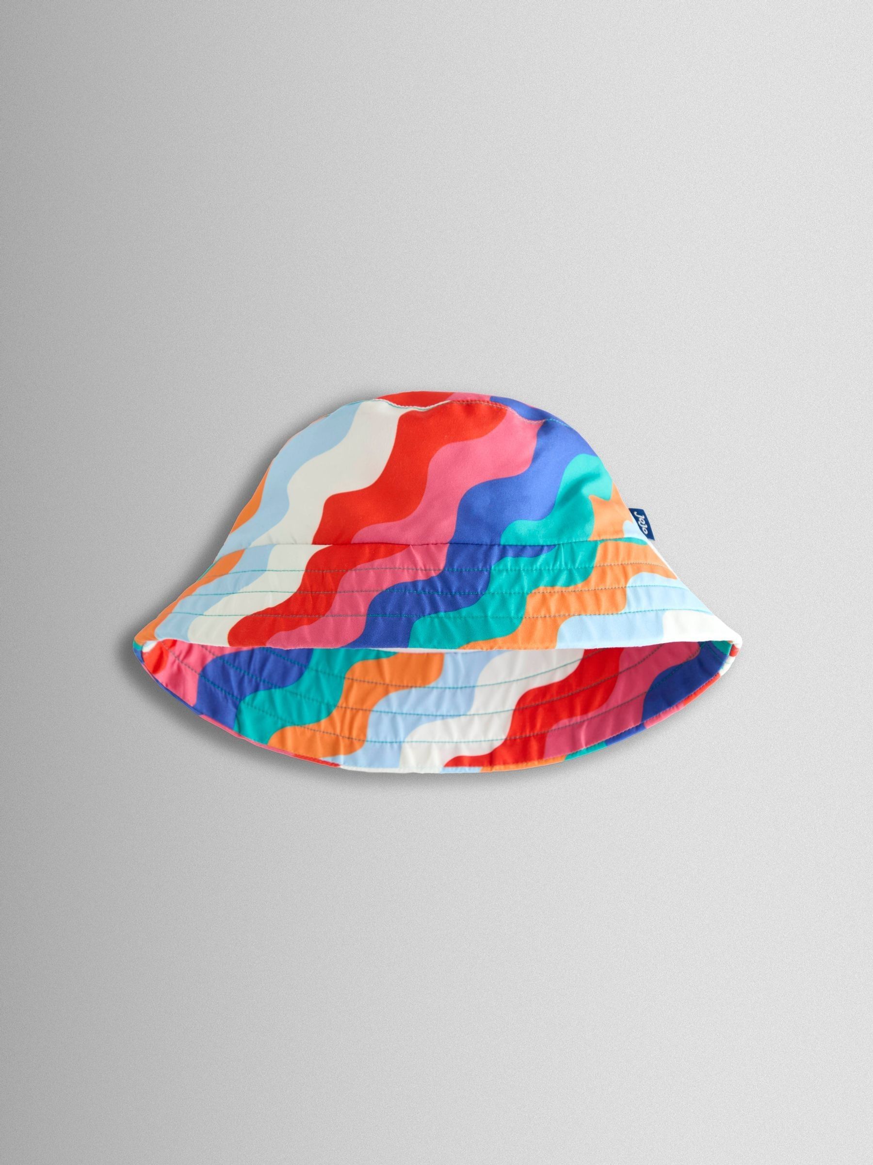Multi-Coloured Wavy Stripe Bucket Hat - Image 2 of 4
