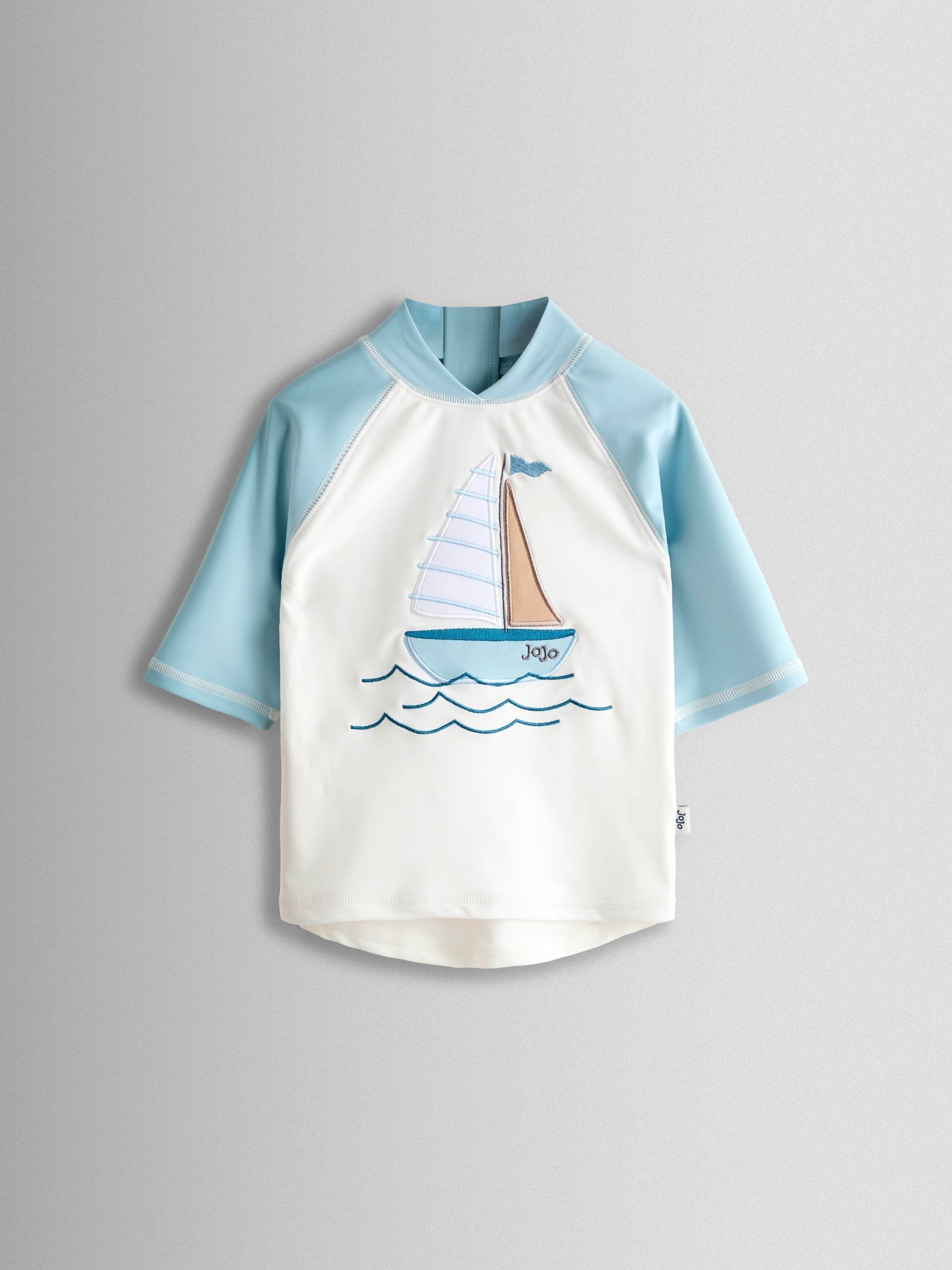 Blue Applique Long Sleeve Rash Vest Set - Image 3 of 7