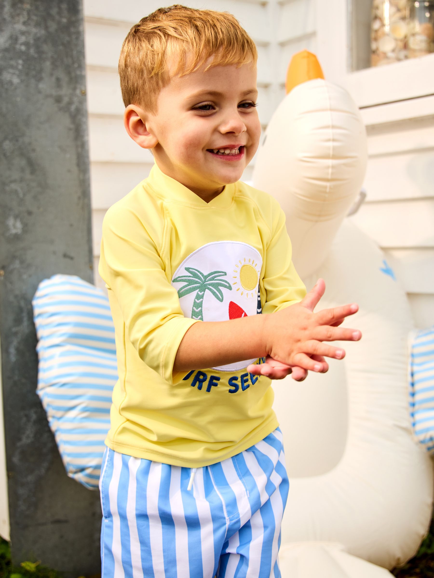 Yellow Swim Shorts - Image 1 of 7