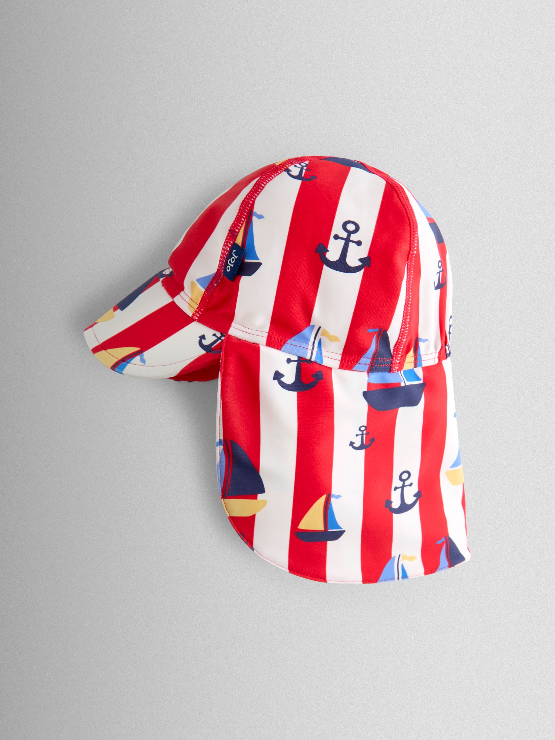 Red Nautical Sun Protection Hat - Image 1 of 3 Red Nautical Sun Protection Hat - Image 1 of 3