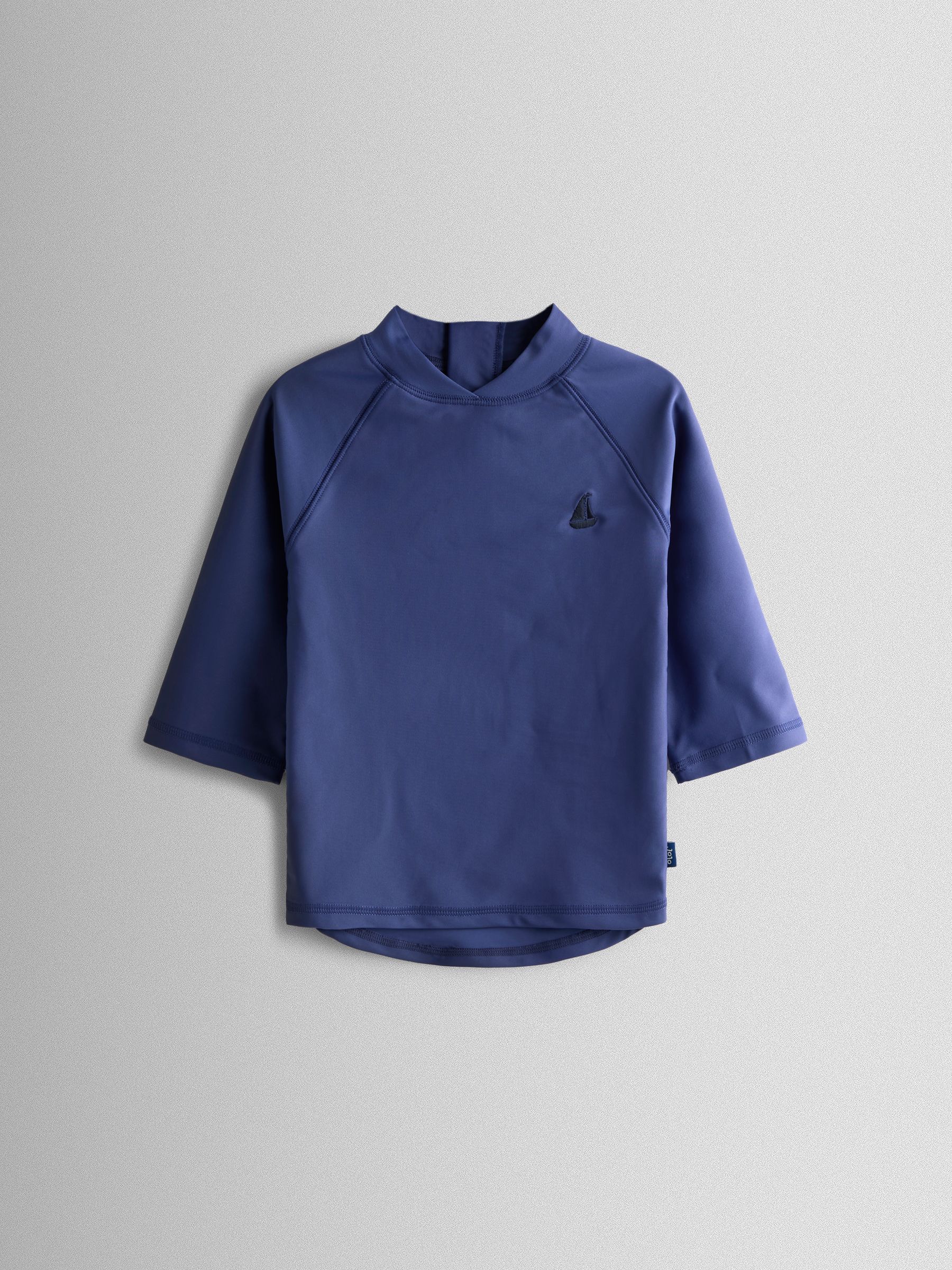 Navy Plain Short Sleeve Rash Vest - Image 2 of 5