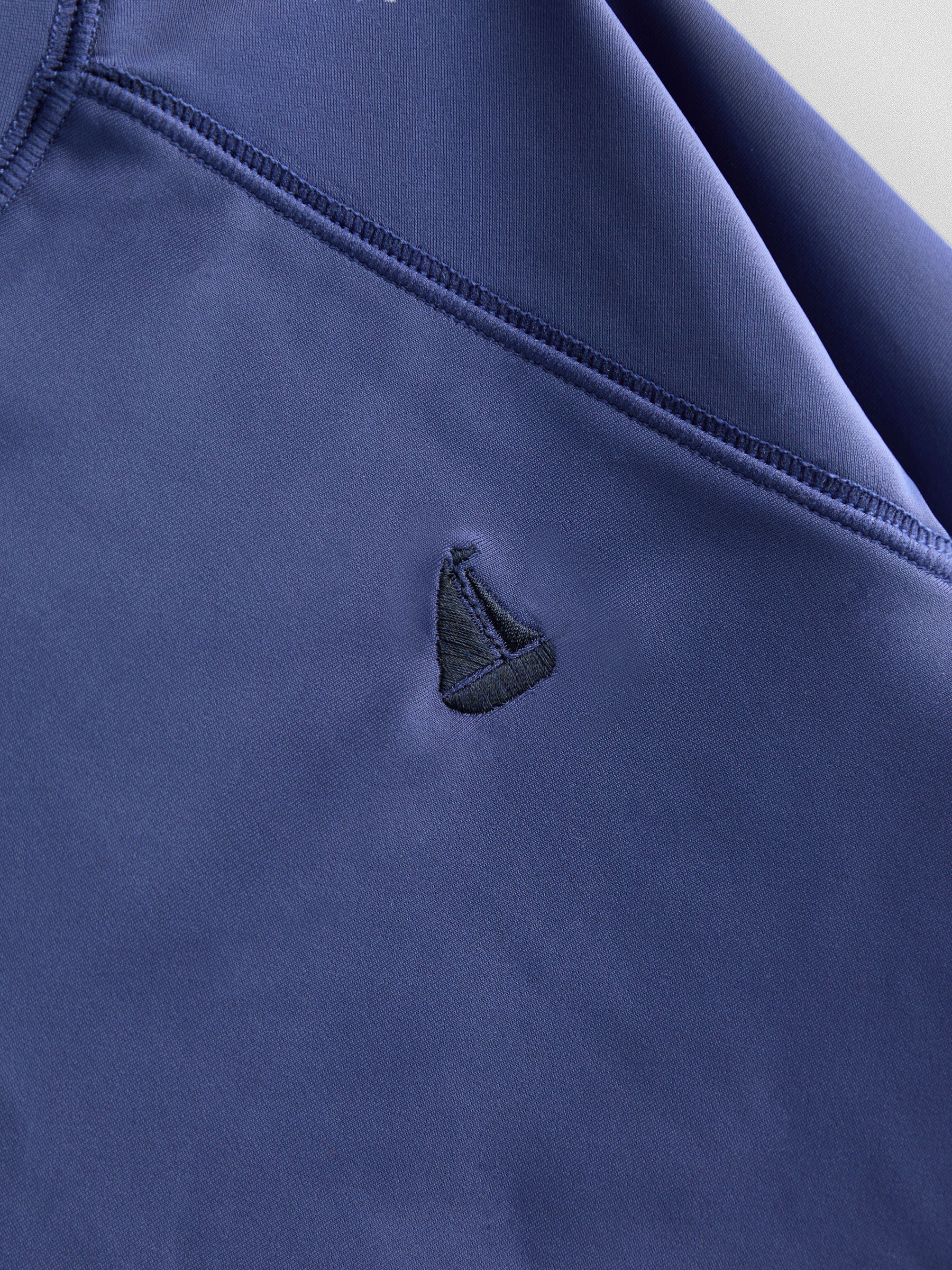 Navy Plain Short Sleeve Rash Vest - Image 4 of 5