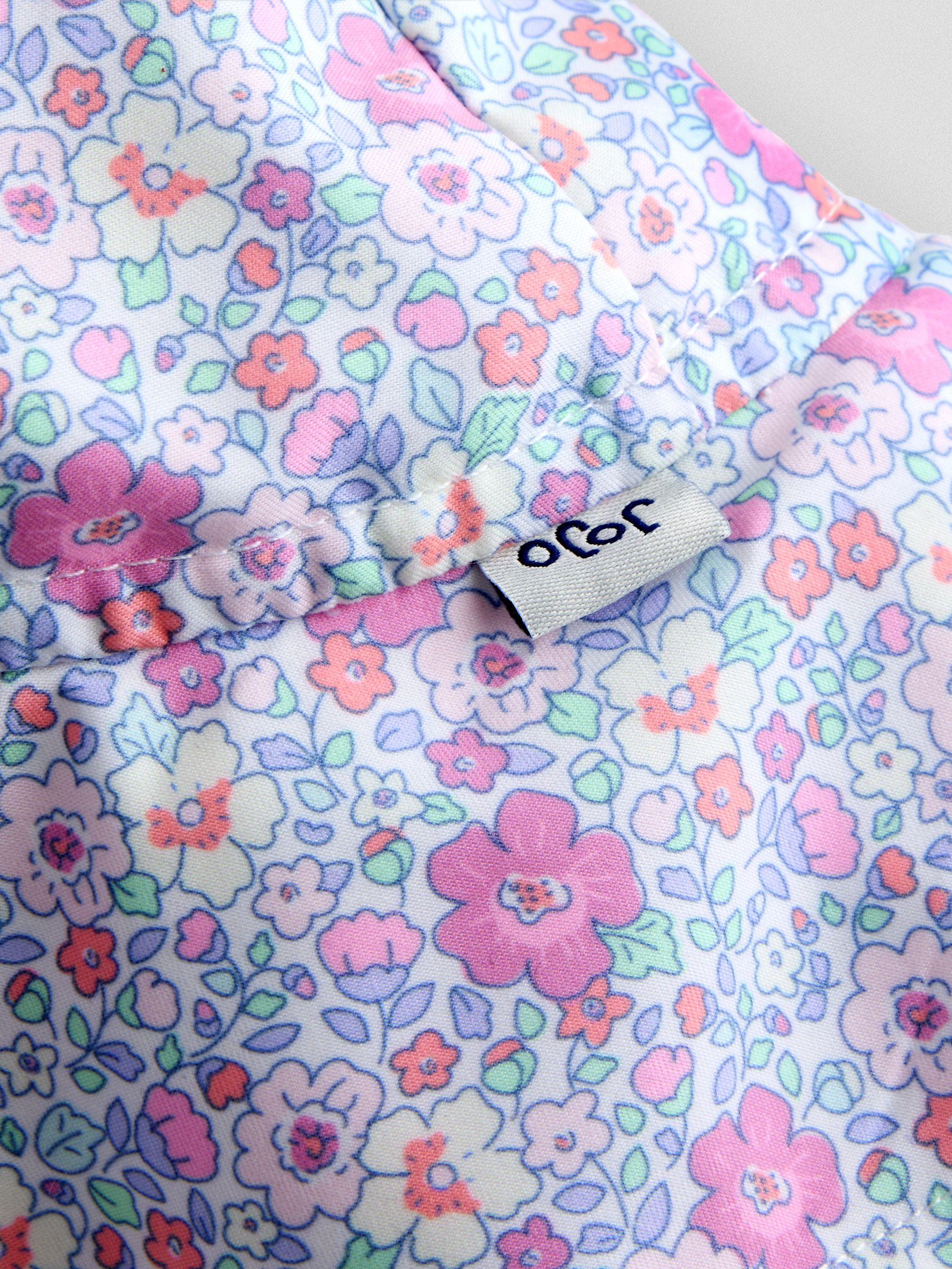 Coral Floral Floppy Sun Hat - Image 3 of 4